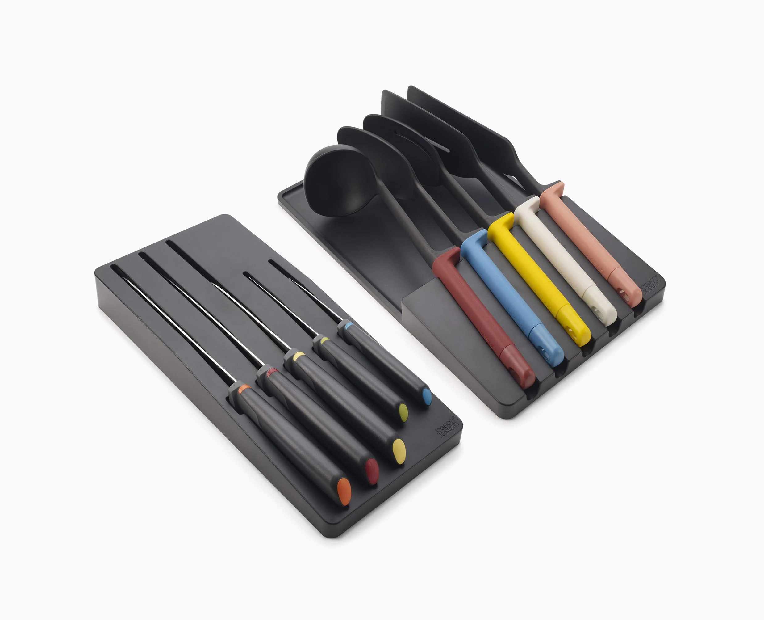 10-piece Multicolor In-drawer Knife & Utensil Set - Image 3