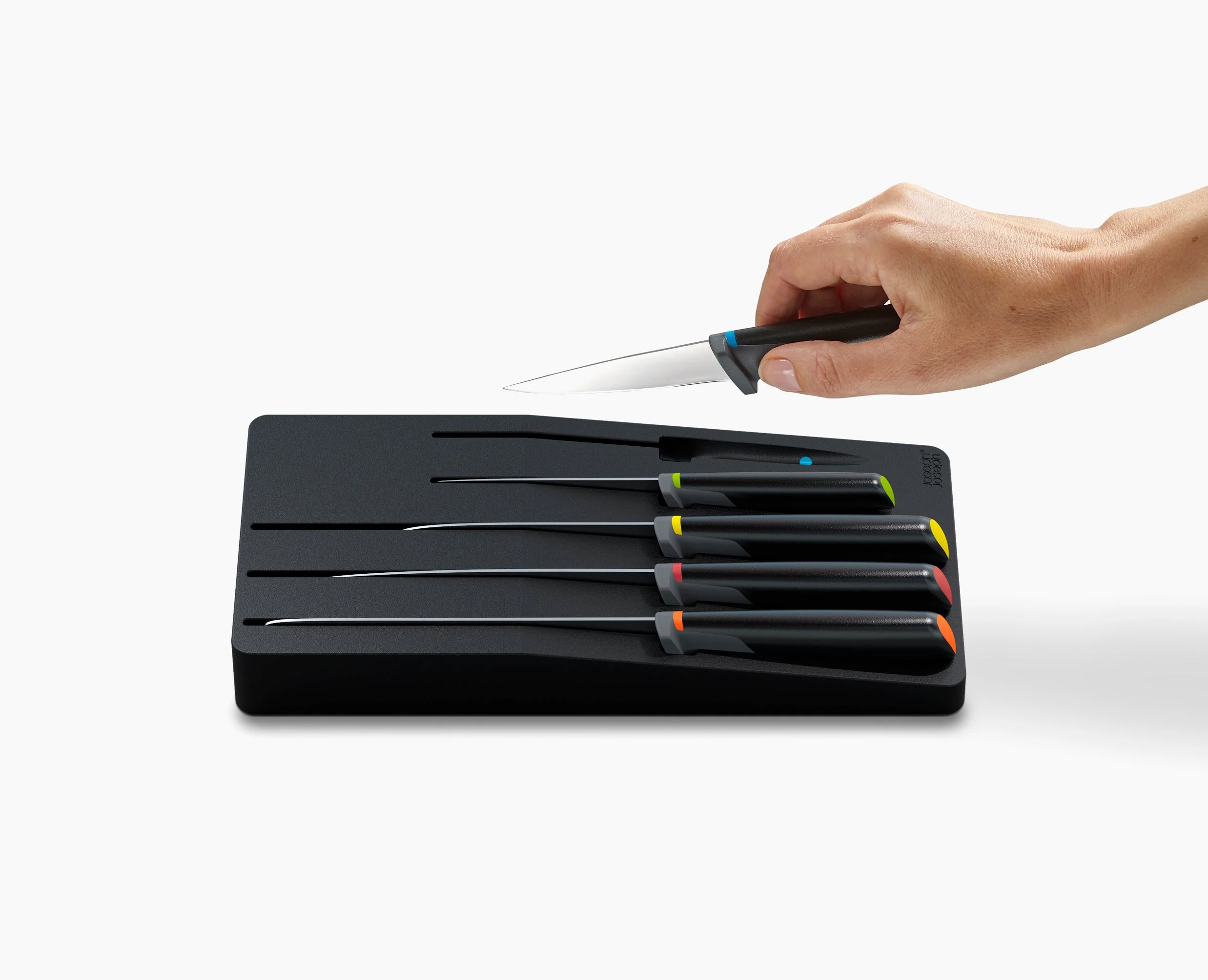 10-piece Multicolor In-drawer Knife & Utensil Set - Image 8