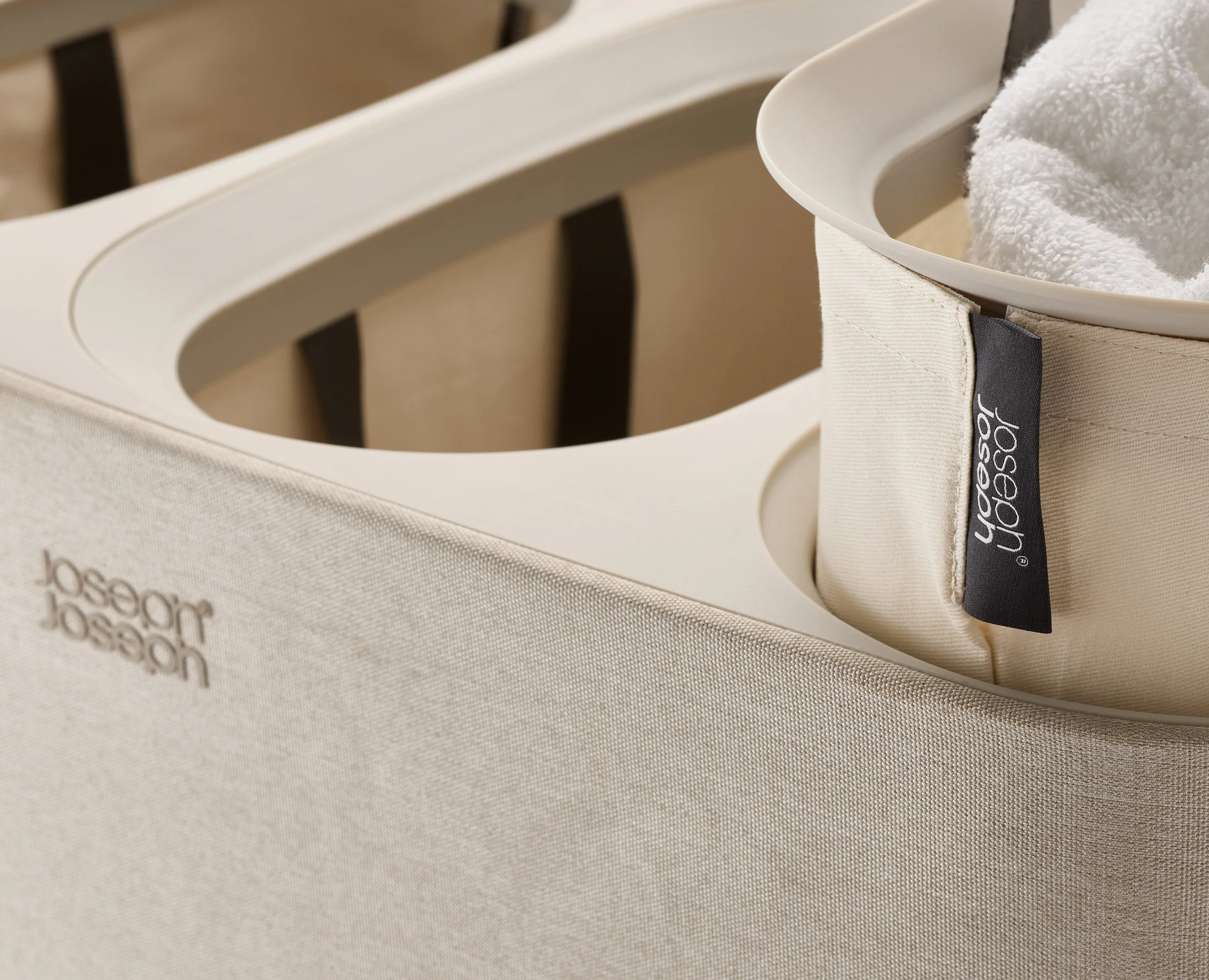 2-piece Laundry Basket & Clothes Drying Rack Set - Image 7