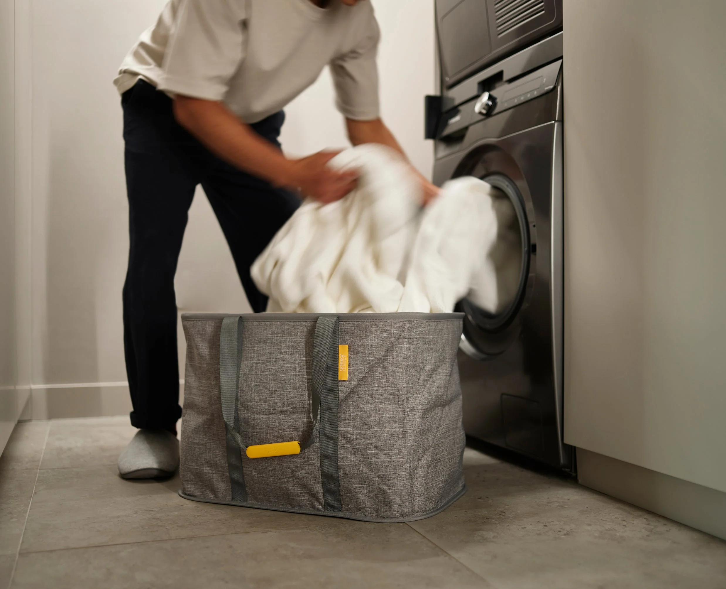 2-piece Gray Tota Trio 90L & Hold-All™ Max 55L Laundry Basket Set - Image 5