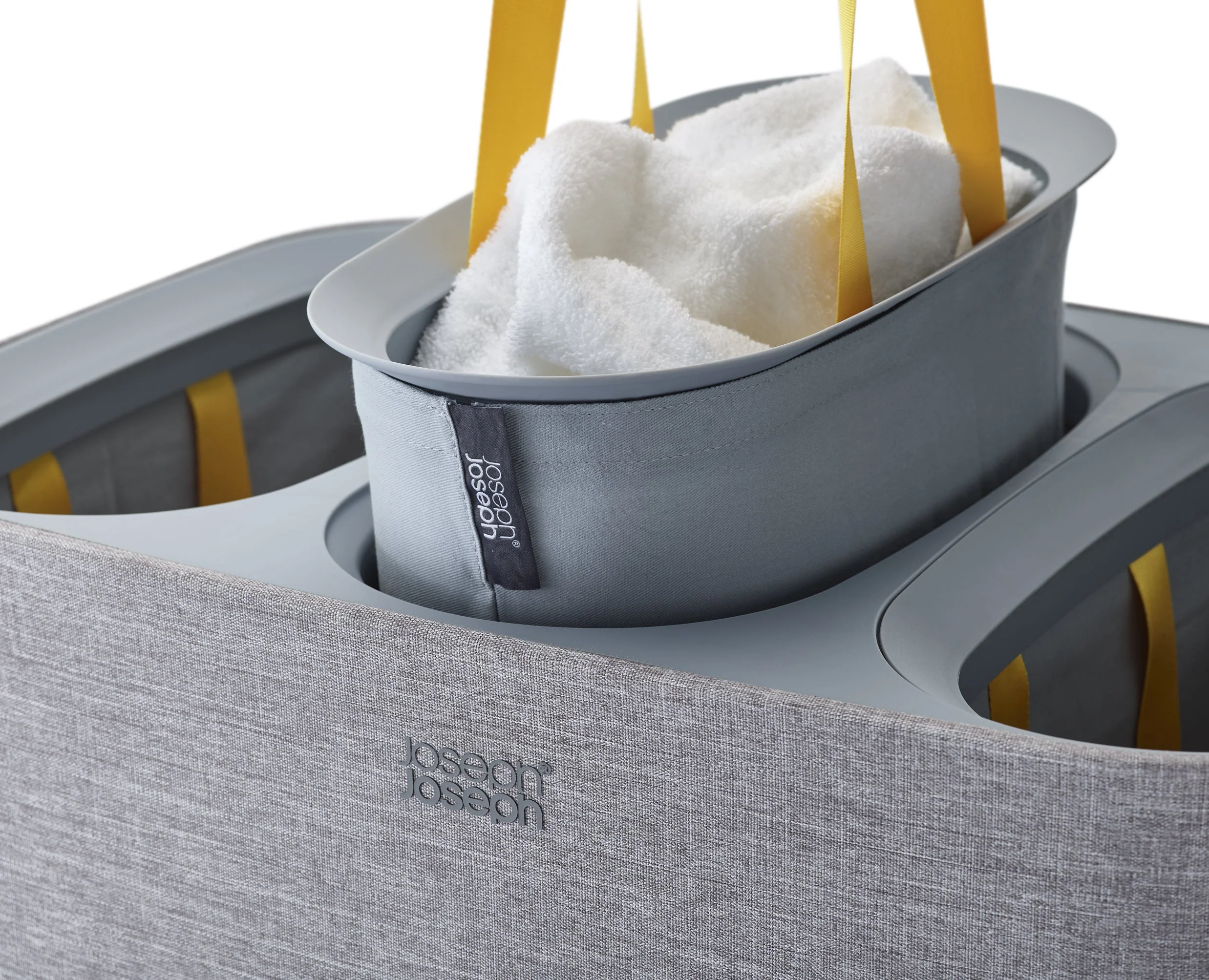2-piece Gray Tota Trio 90L & Hold-All™ Max 55L Laundry Basket Set - Image 6