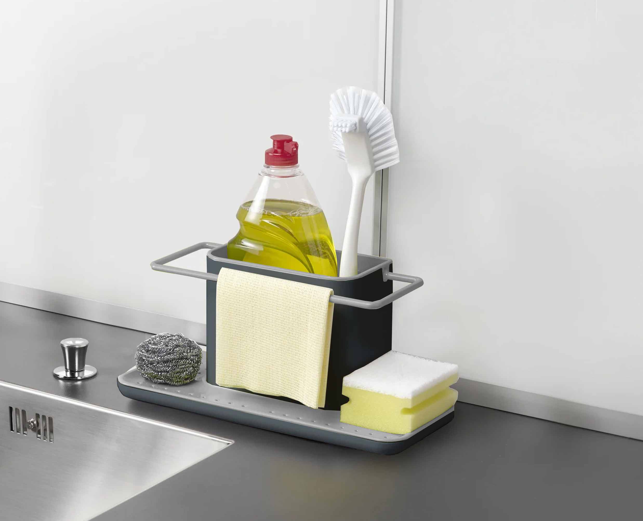 Caddy™ Large Gray Kitchen Sink Tidy - Image 3