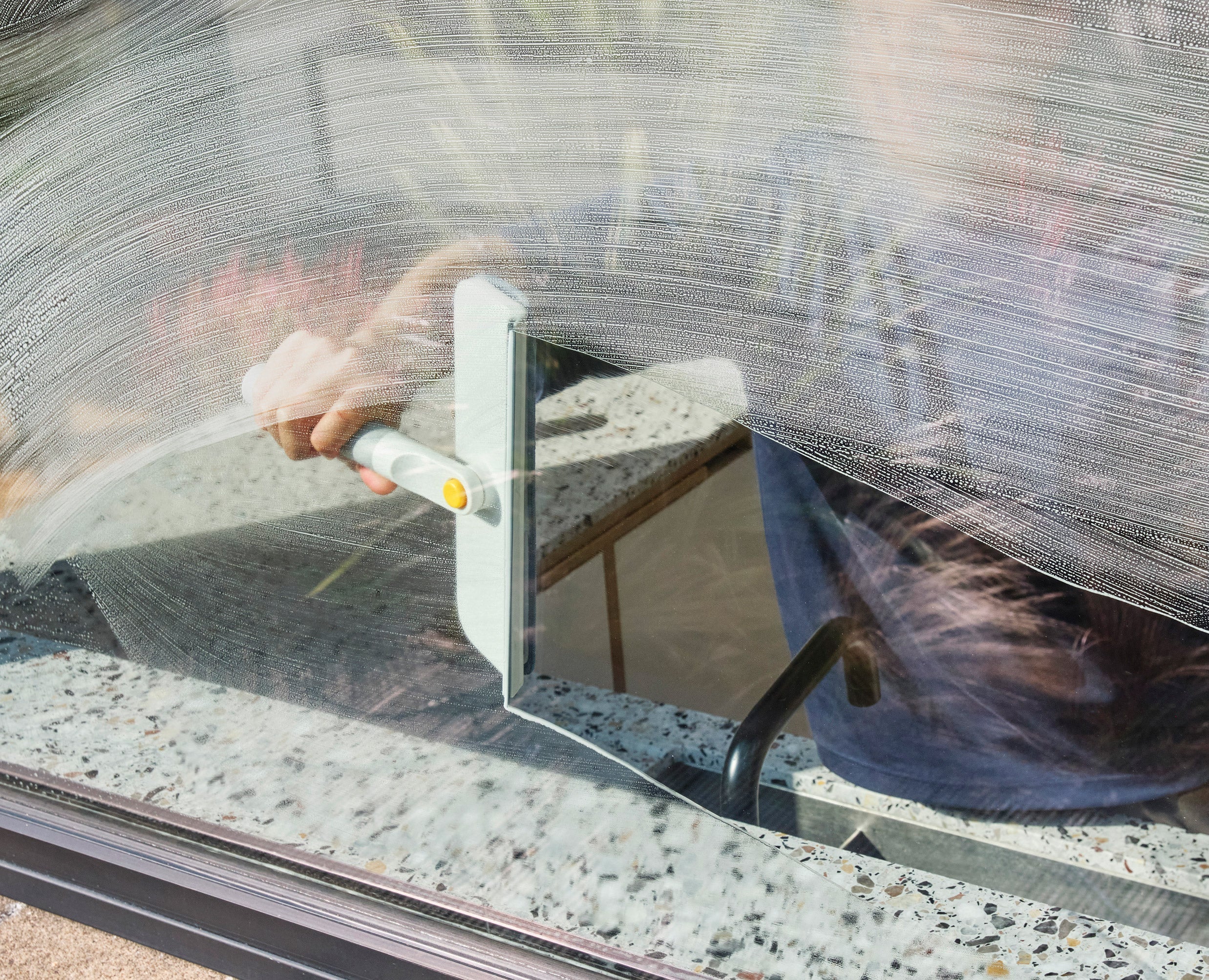 CleanTech™ 2-in-1 Glass Cleaning Tool with Replacement Pad - Image 2