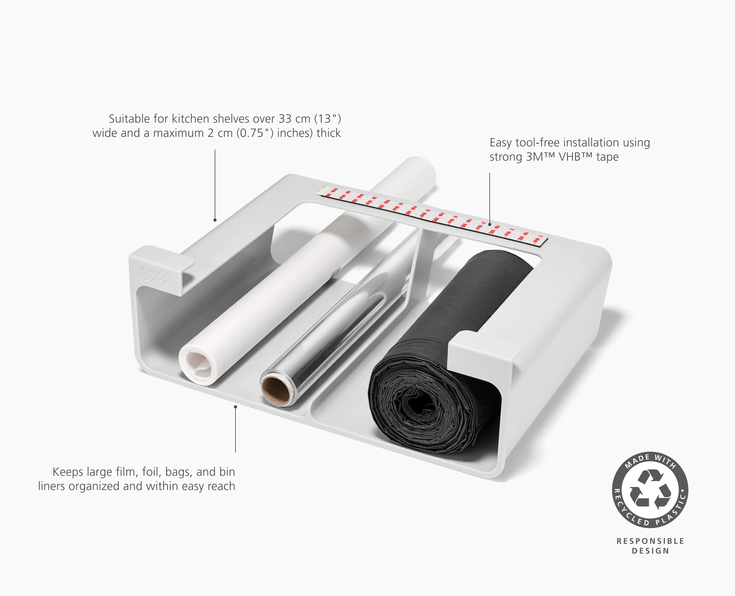 CupboardStore™ Large Film, Foil & Bag Organizer - Image 6