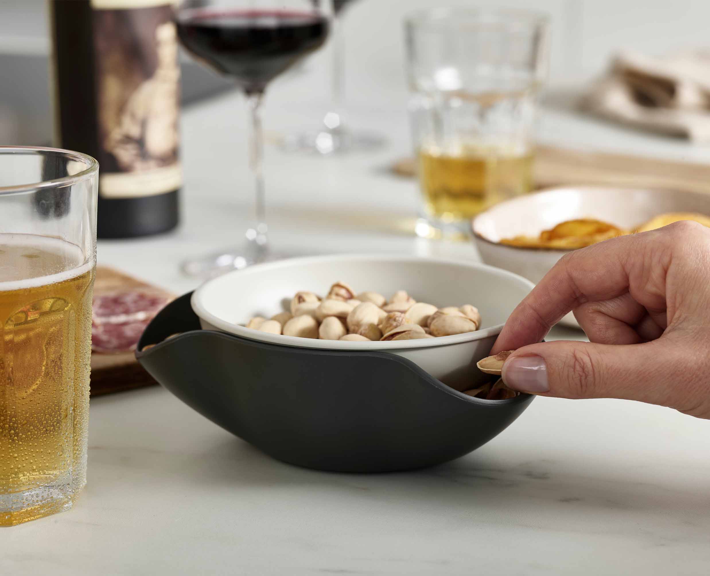 Double-Dish™ Gray Serving Bowl - Image 3