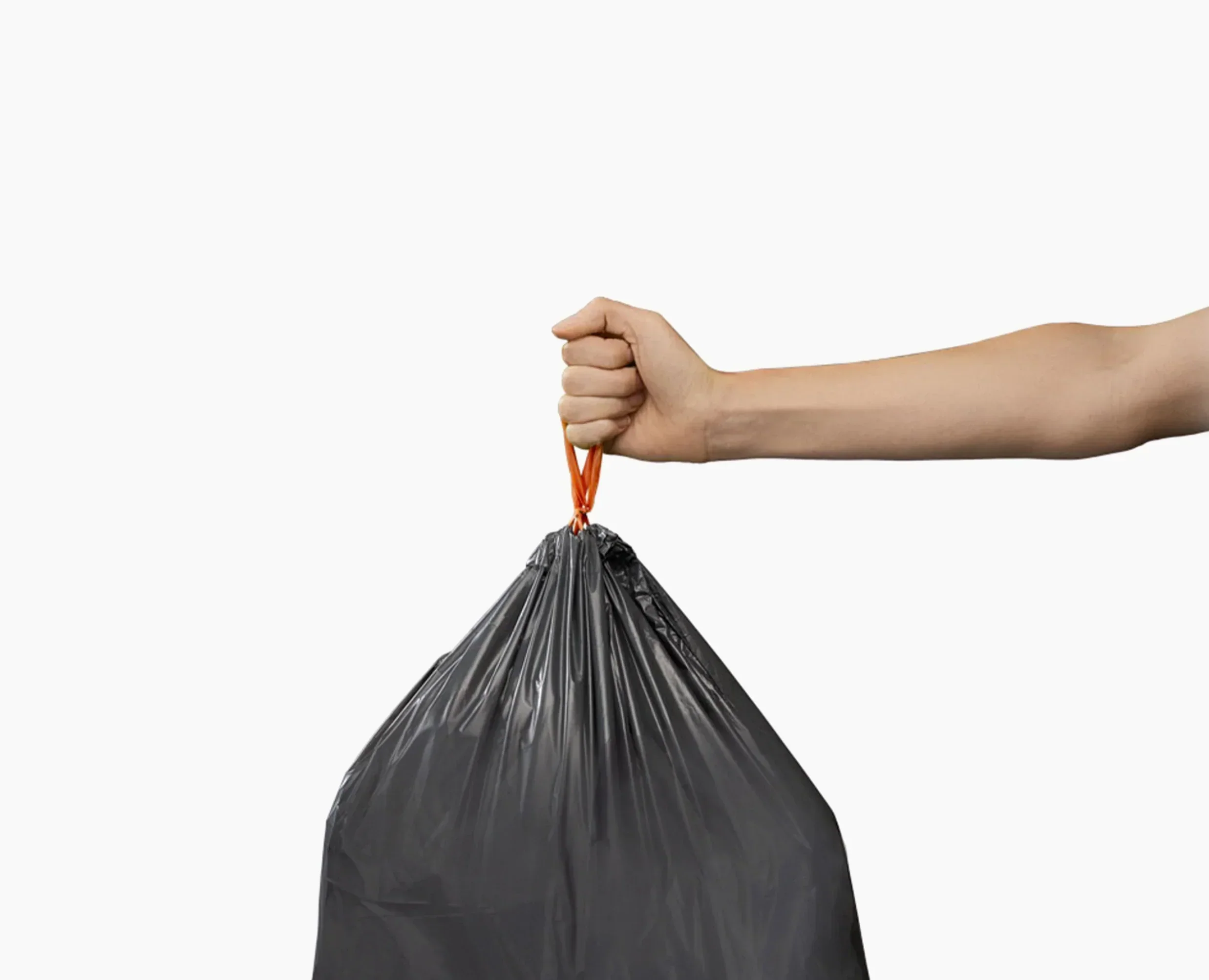 IW7 20L Gray Recycled Trash Bags - 4 pack - Image 4
