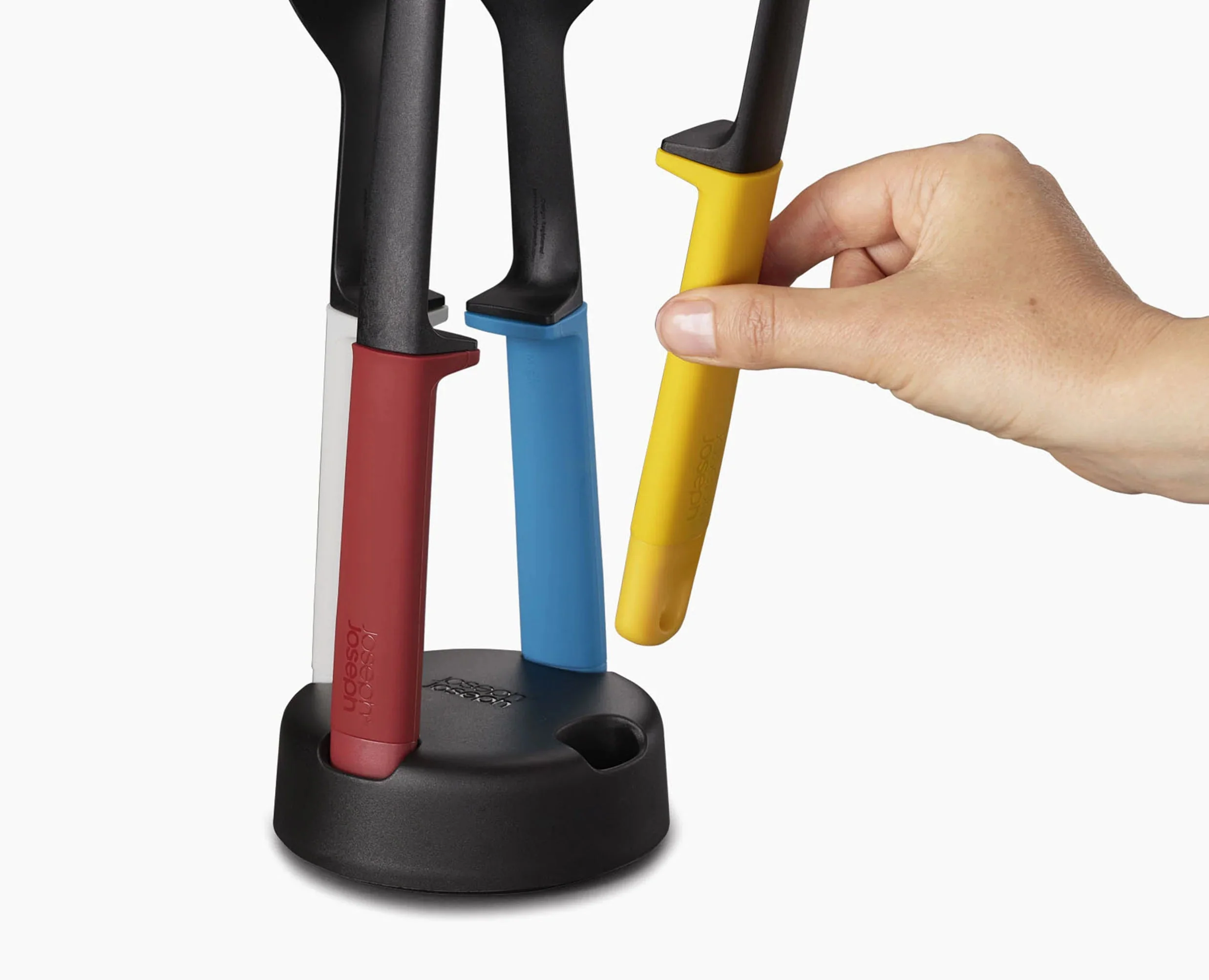 Elevate™ Slim 4-piece Multicolor Utensil Set with Storage Stand - Image 5