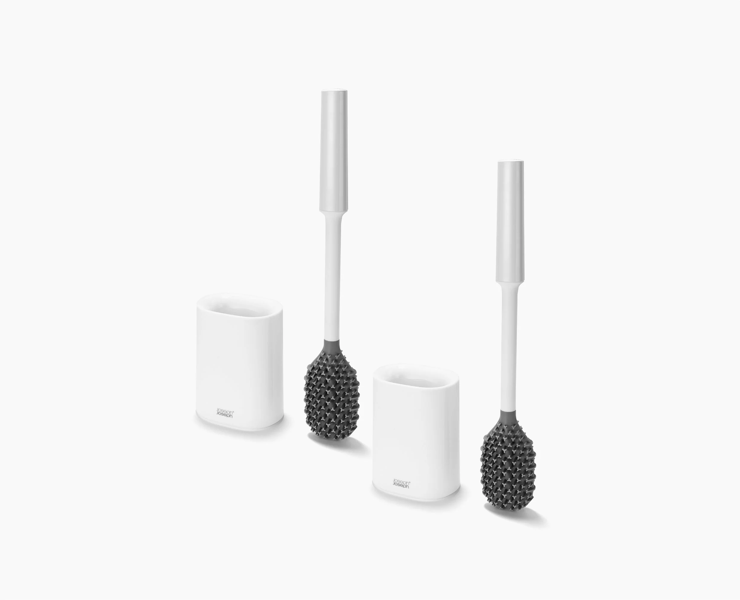 Flex™ TriBlade Lite Pack of 2 White Toilet Brushes - Image 3
