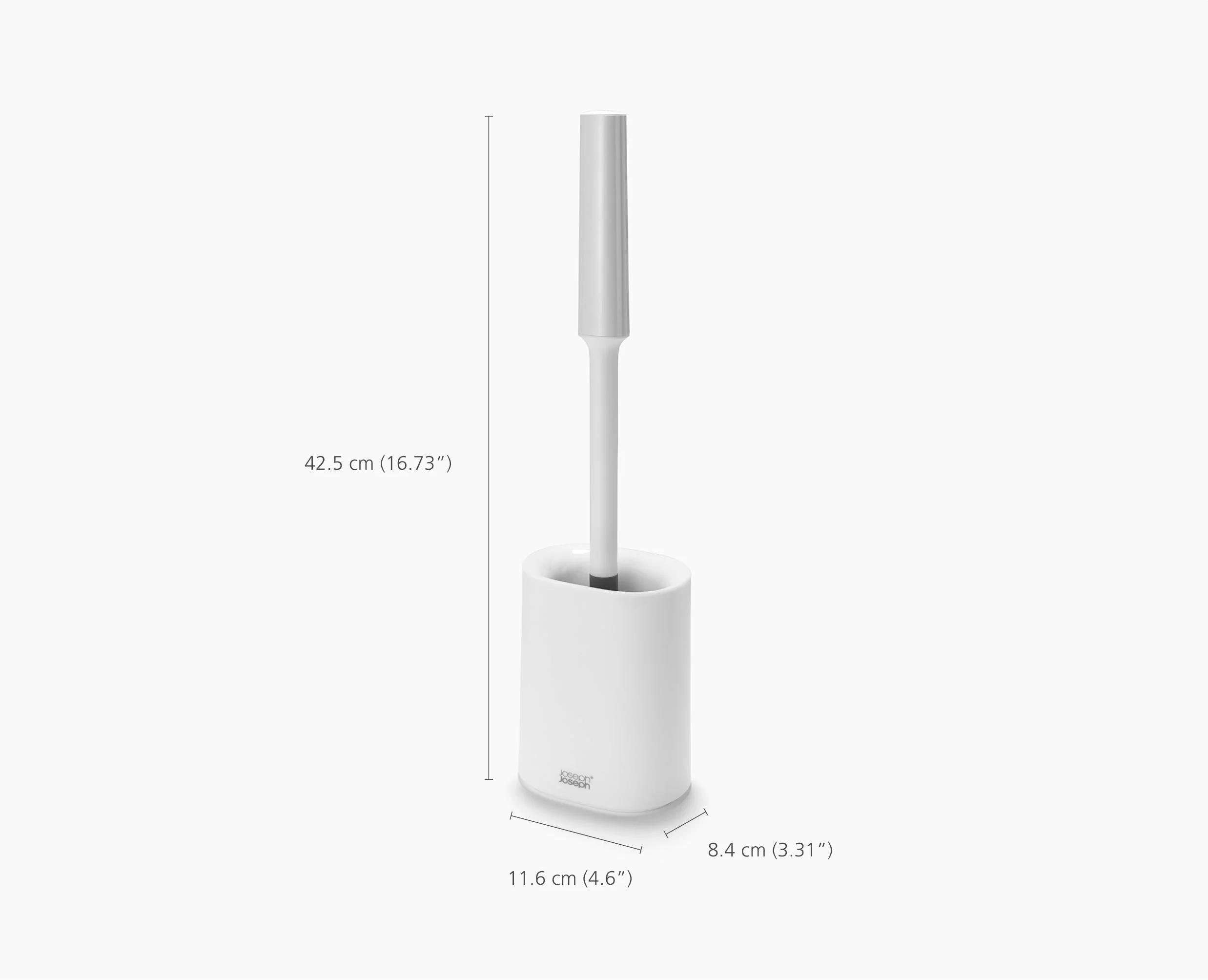 Flex™ TriBlade Lite Pack of 2 White Toilet Brushes - Image 7