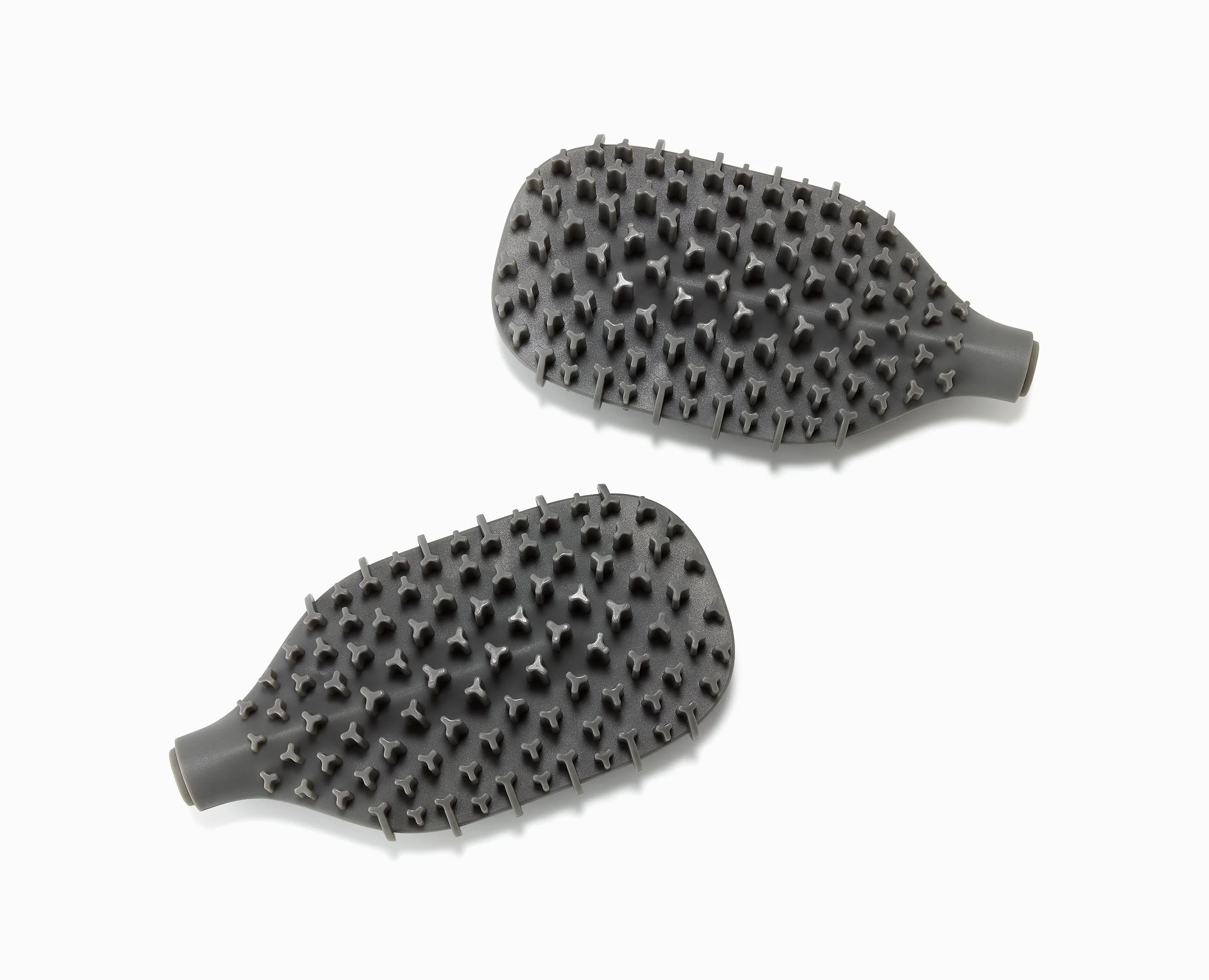 Flex™ TriBlade Pack of 2 Gray Replacement Toilet Brush Heads