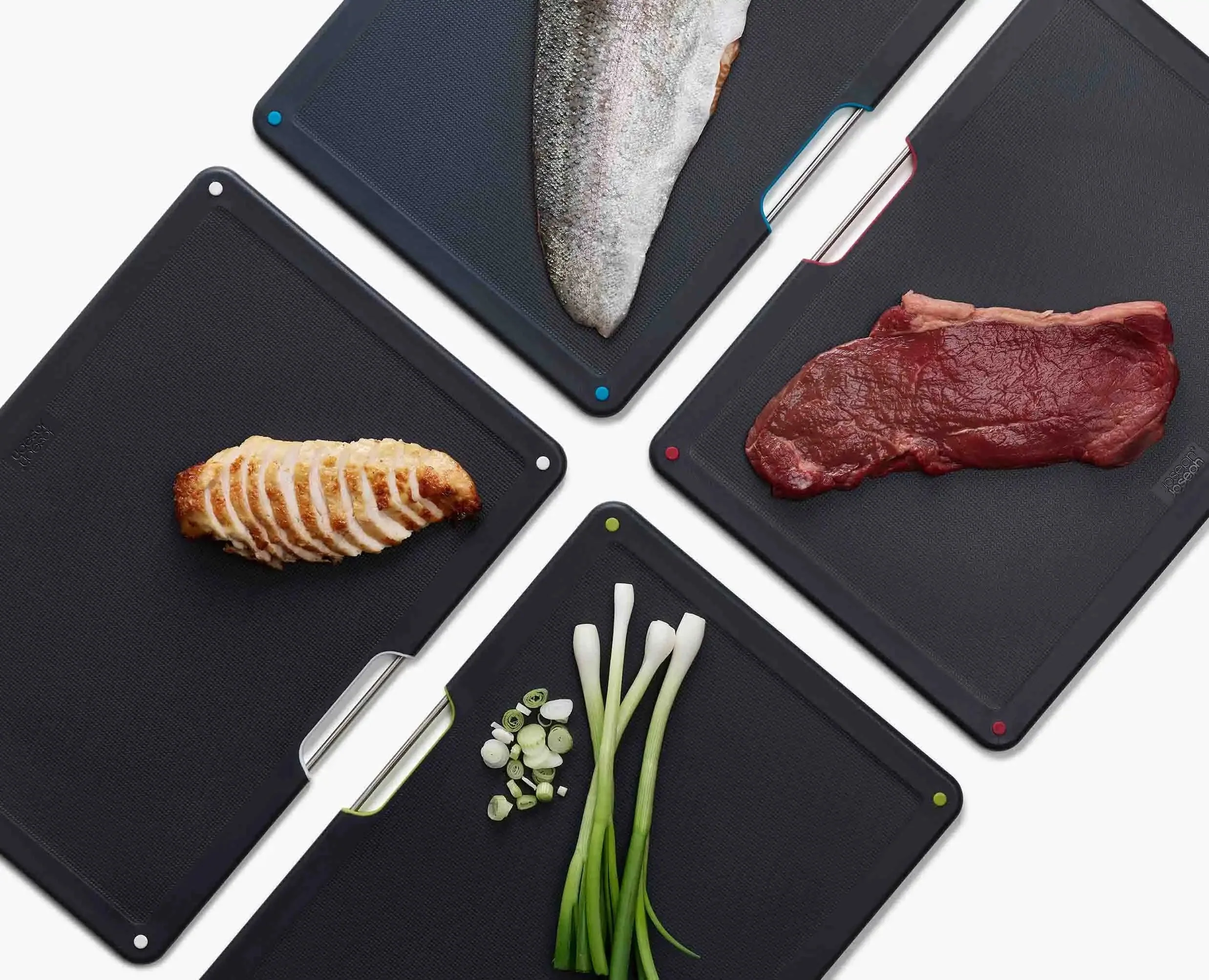 Folio™ Steel 4-piece Cutting Board Set With Stainless-Steel Case - Image 7