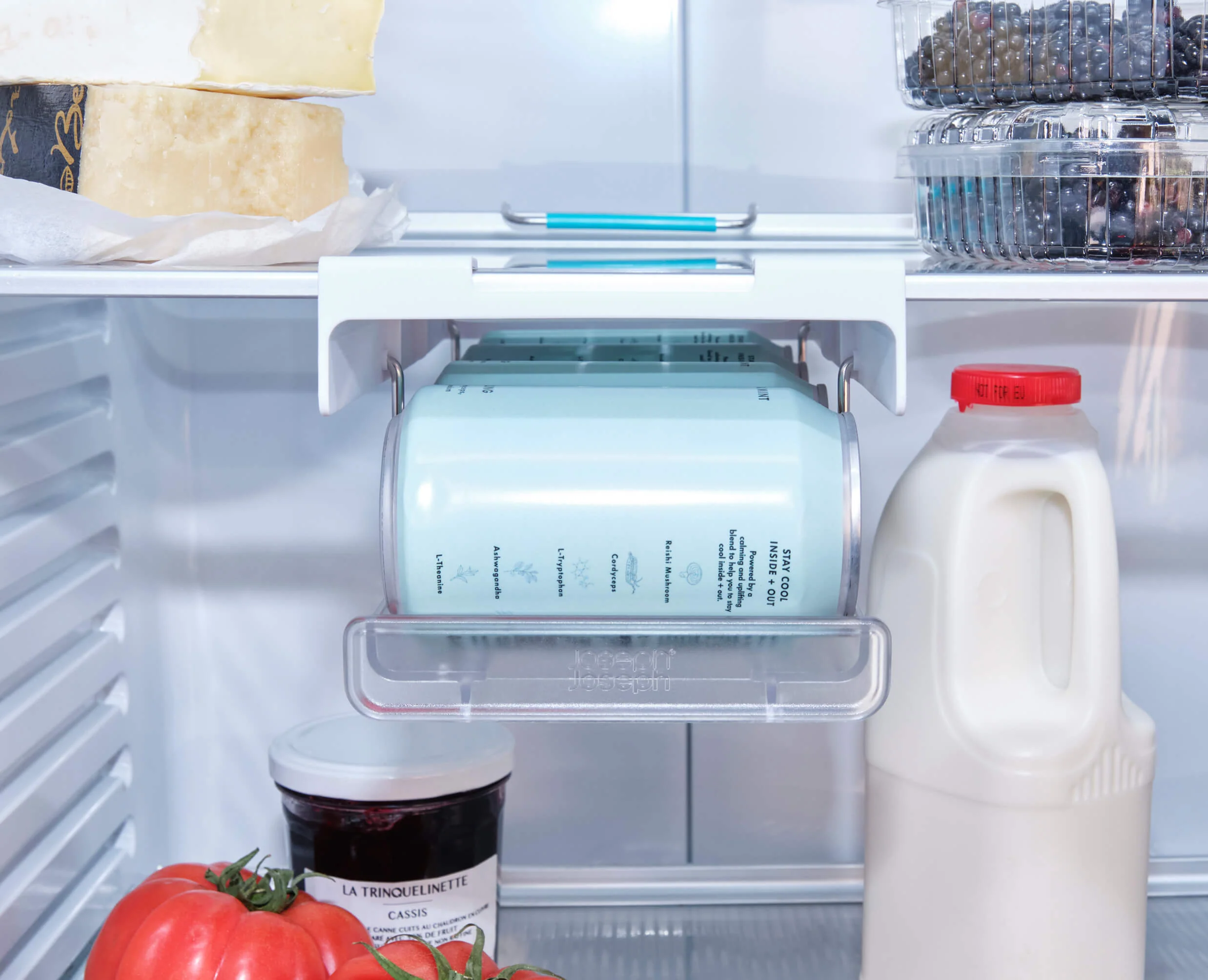 FridgeStore™ Under-Shelf Pack of 2 Collapsible Can Dispensers - Image 4