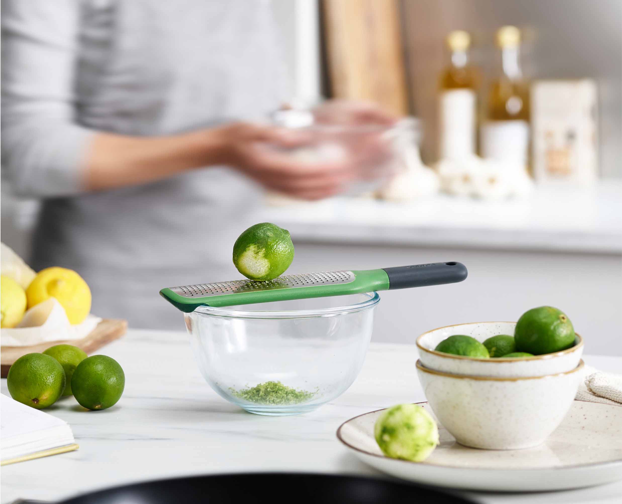 GripGrater™ Green Fine Paddle Grater - Image 5
