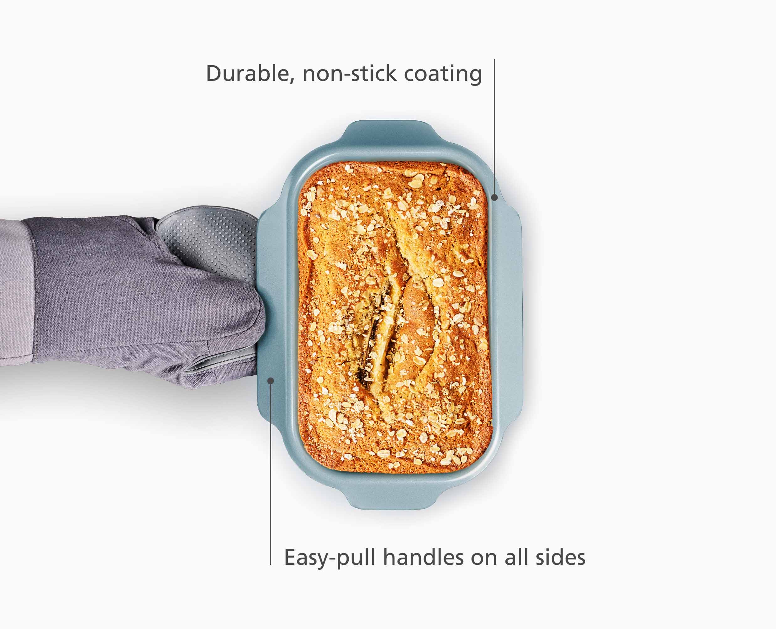 Nest™ Bake Non-Stick Blue 2lb Loaf Pan - Image 4