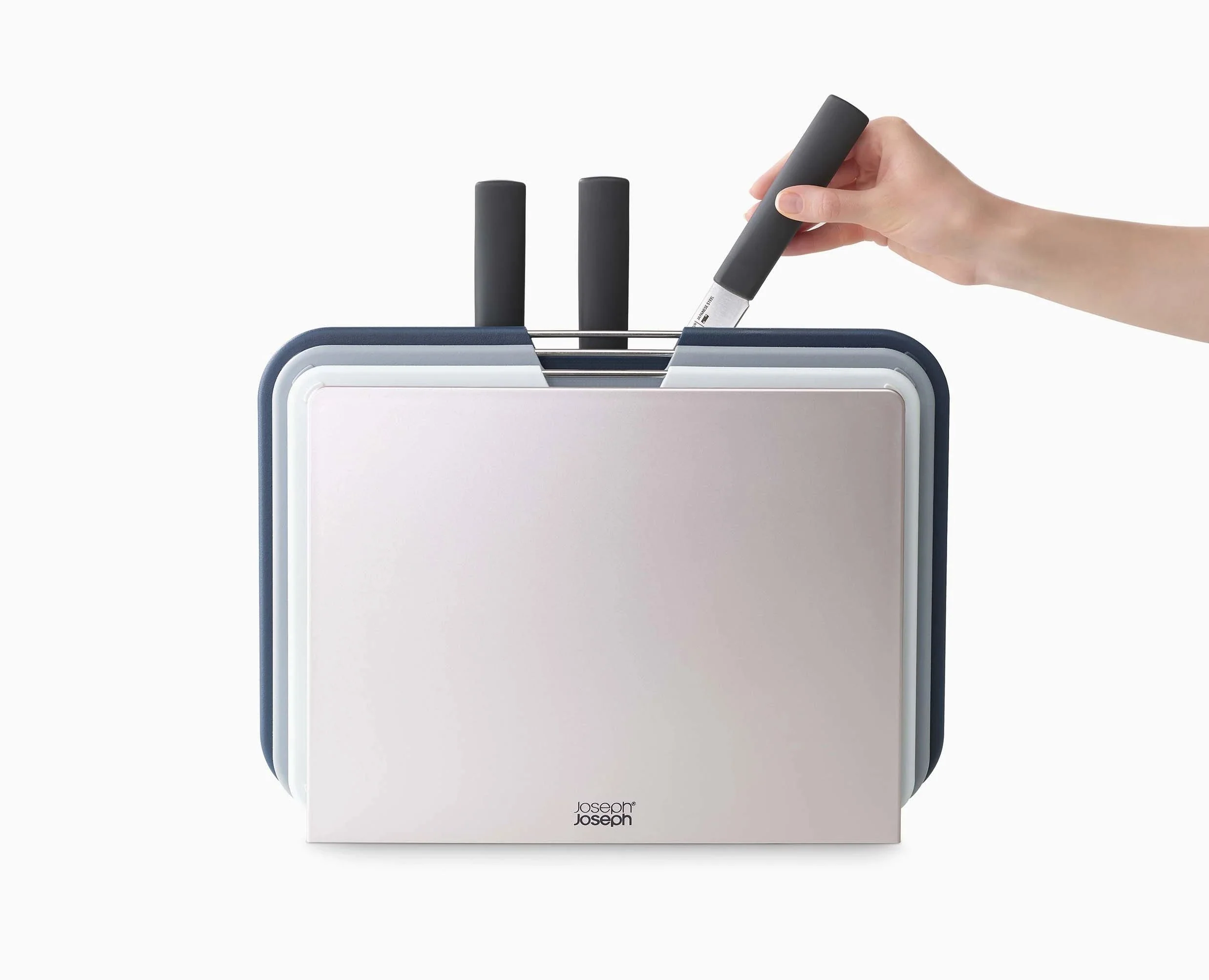 Nest™ Boards Plus 6-piece Knife & Gray Cutting Board Set - Image 4