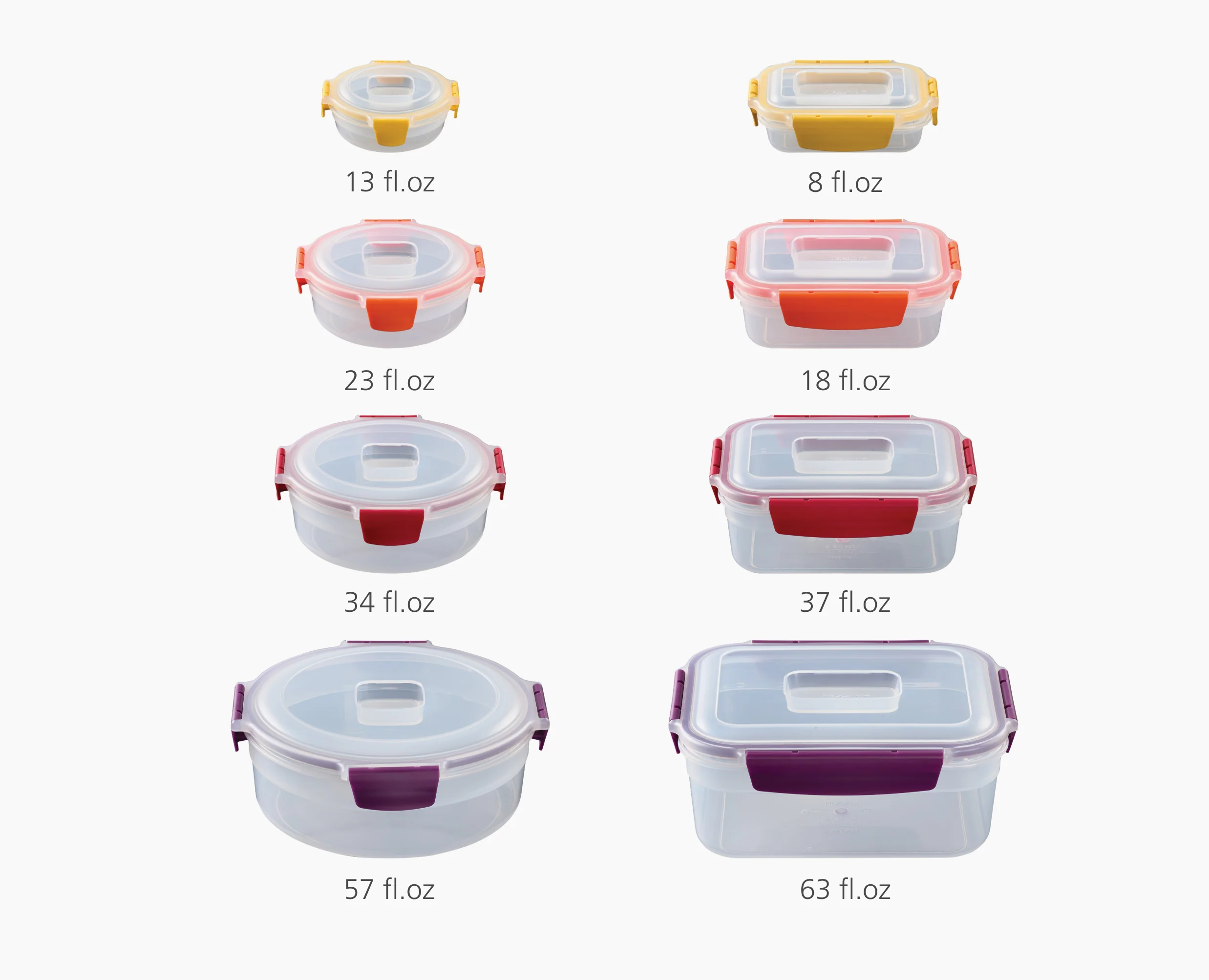 Nest™ Lock 16-Piece Multicolor Mixed Food Container Set - Image 7