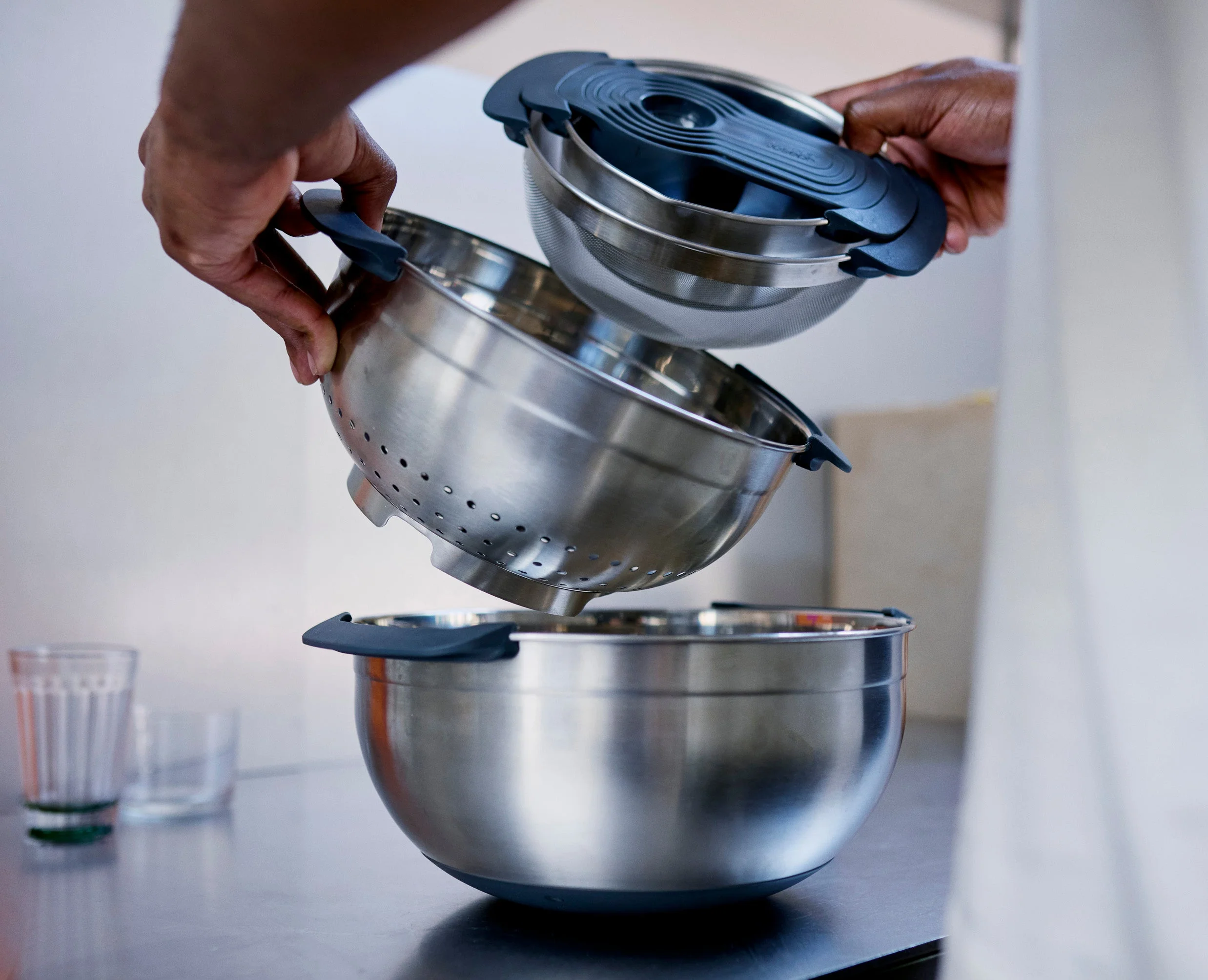 Nest™ 9 Stainless-steel Food Preparation Set - Image 3