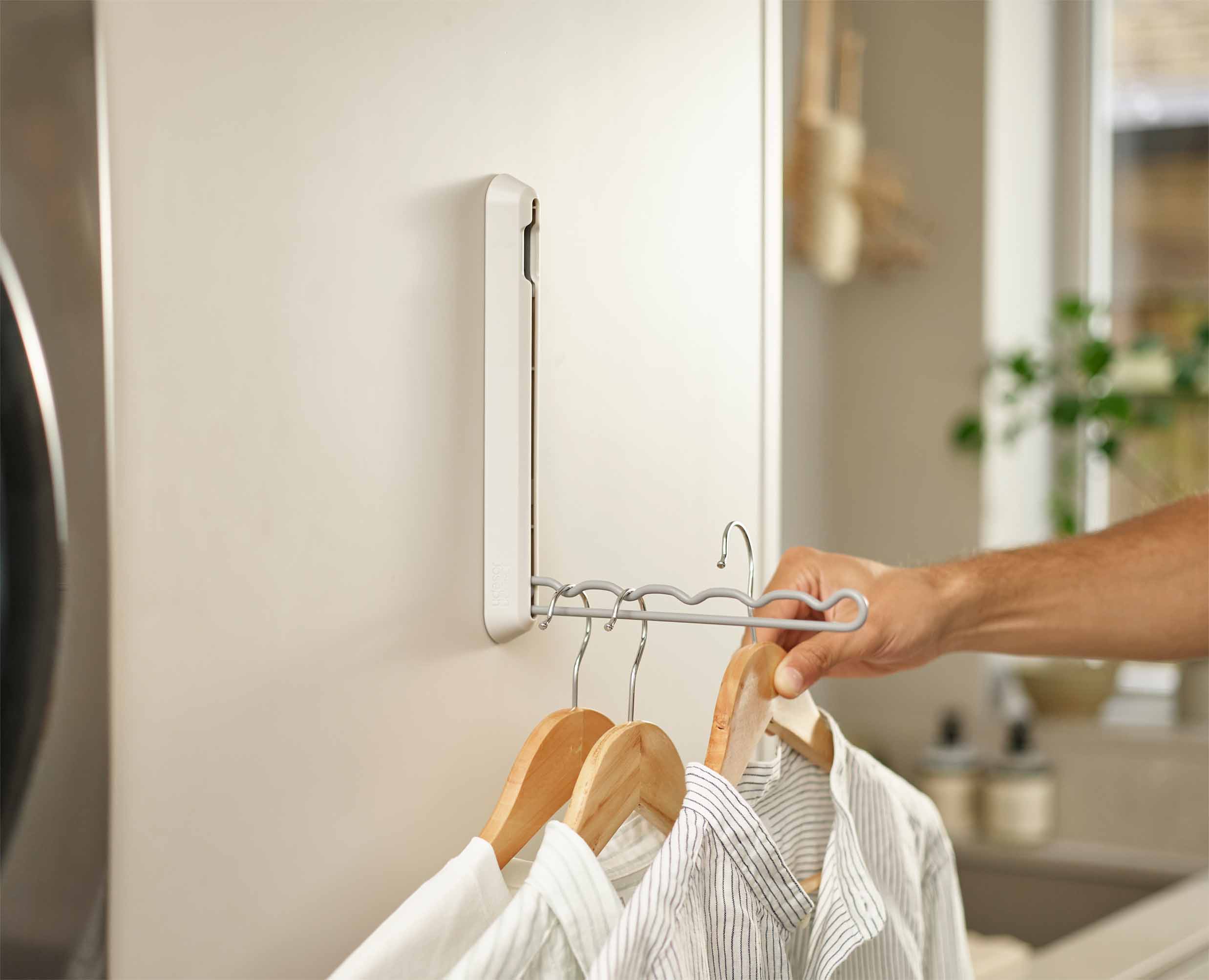 Orderly™ Ecru Retractable Hanging Rack - Image 3