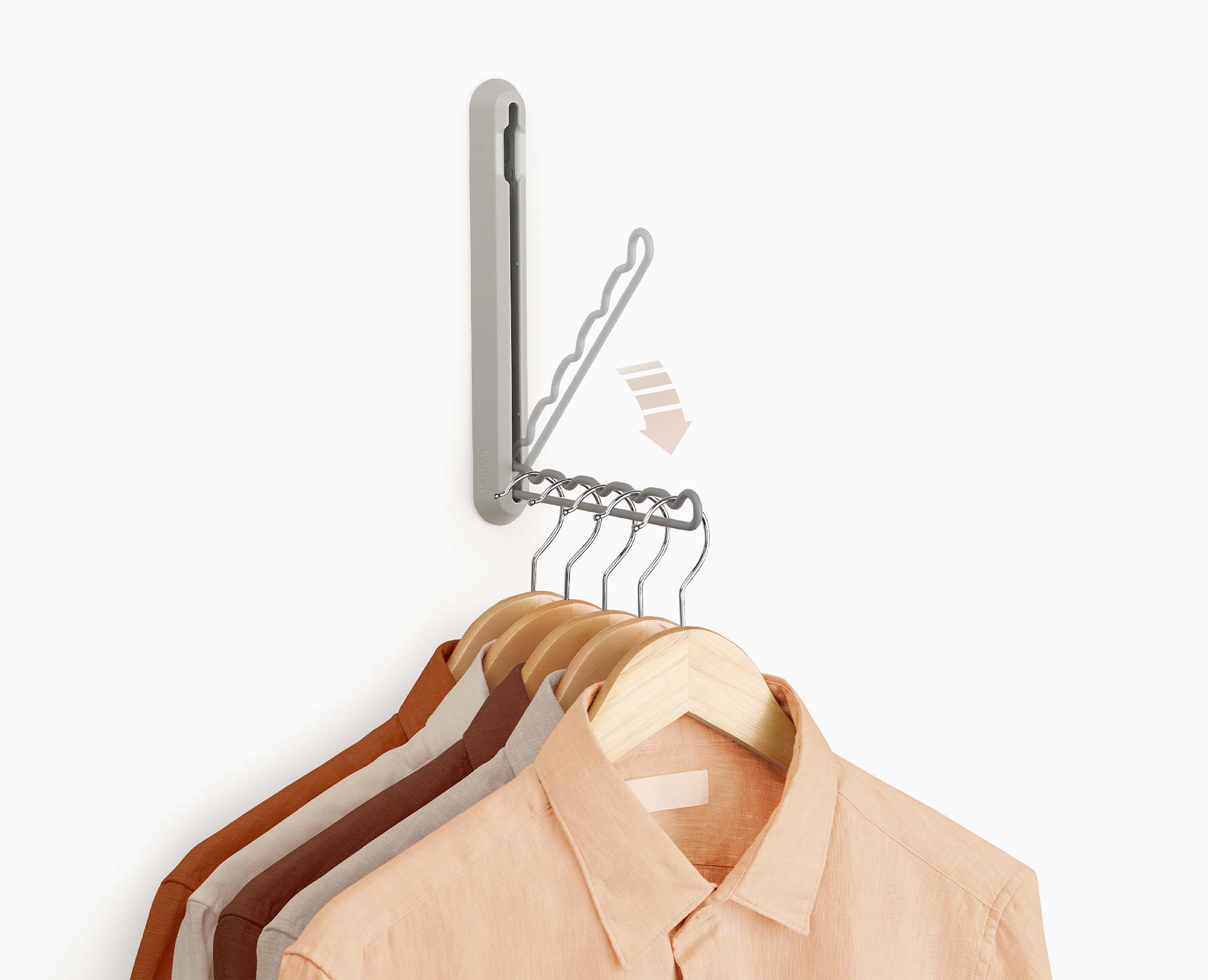 Orderly™ Ecru Retractable Hanging Rack - Image 6