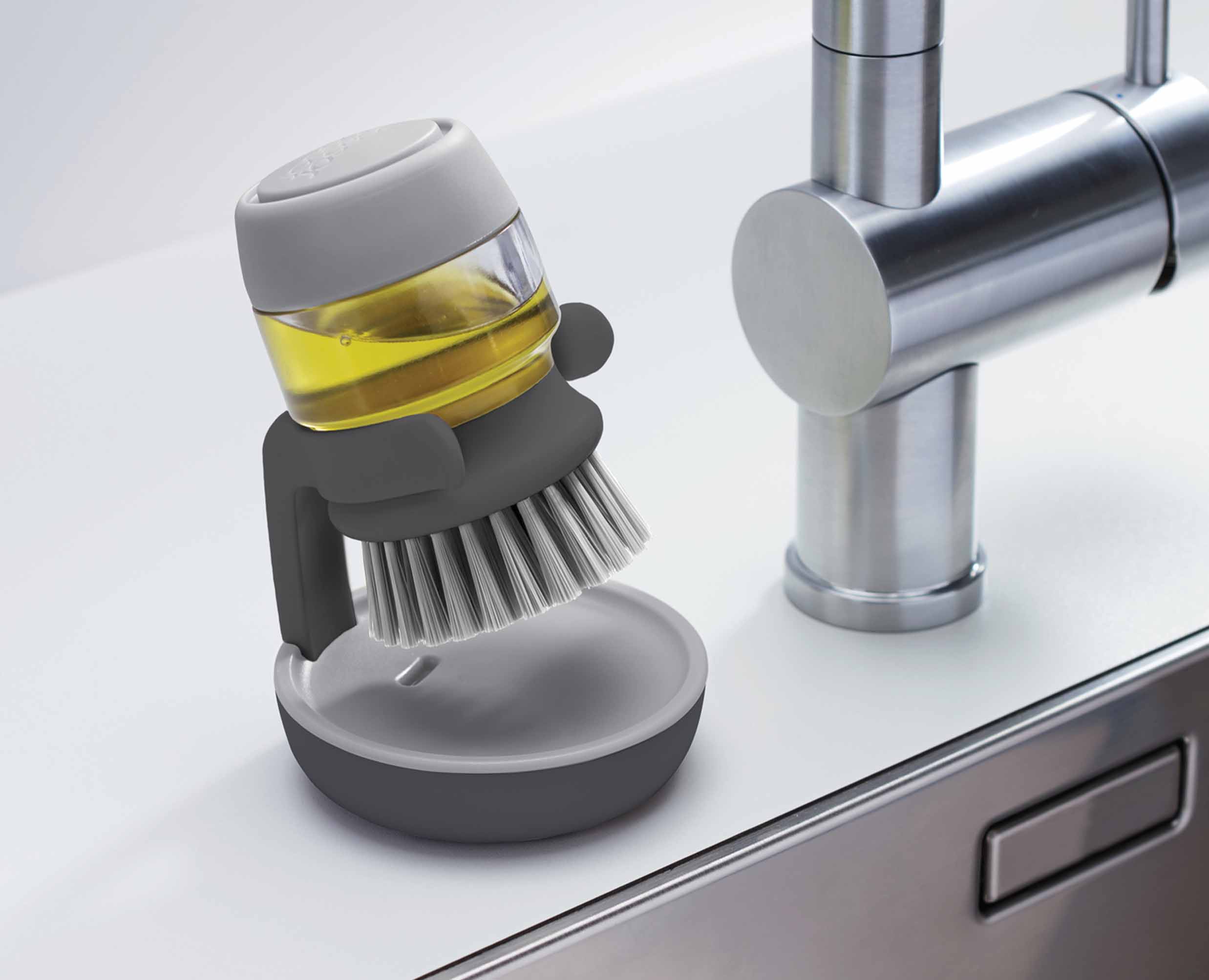 Palm Scrub™ Gray Washing Up Brush - Image 7