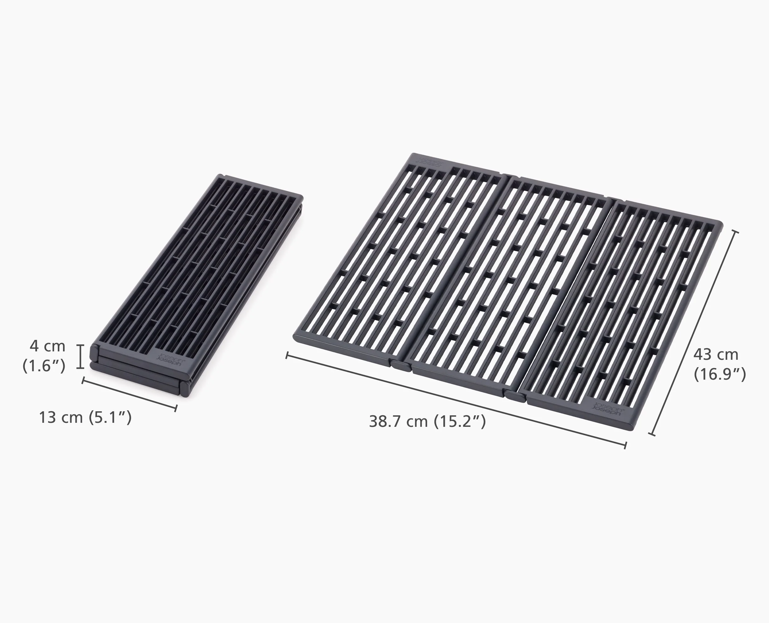 Platform Folding Gray Sink Drainer - Image 4