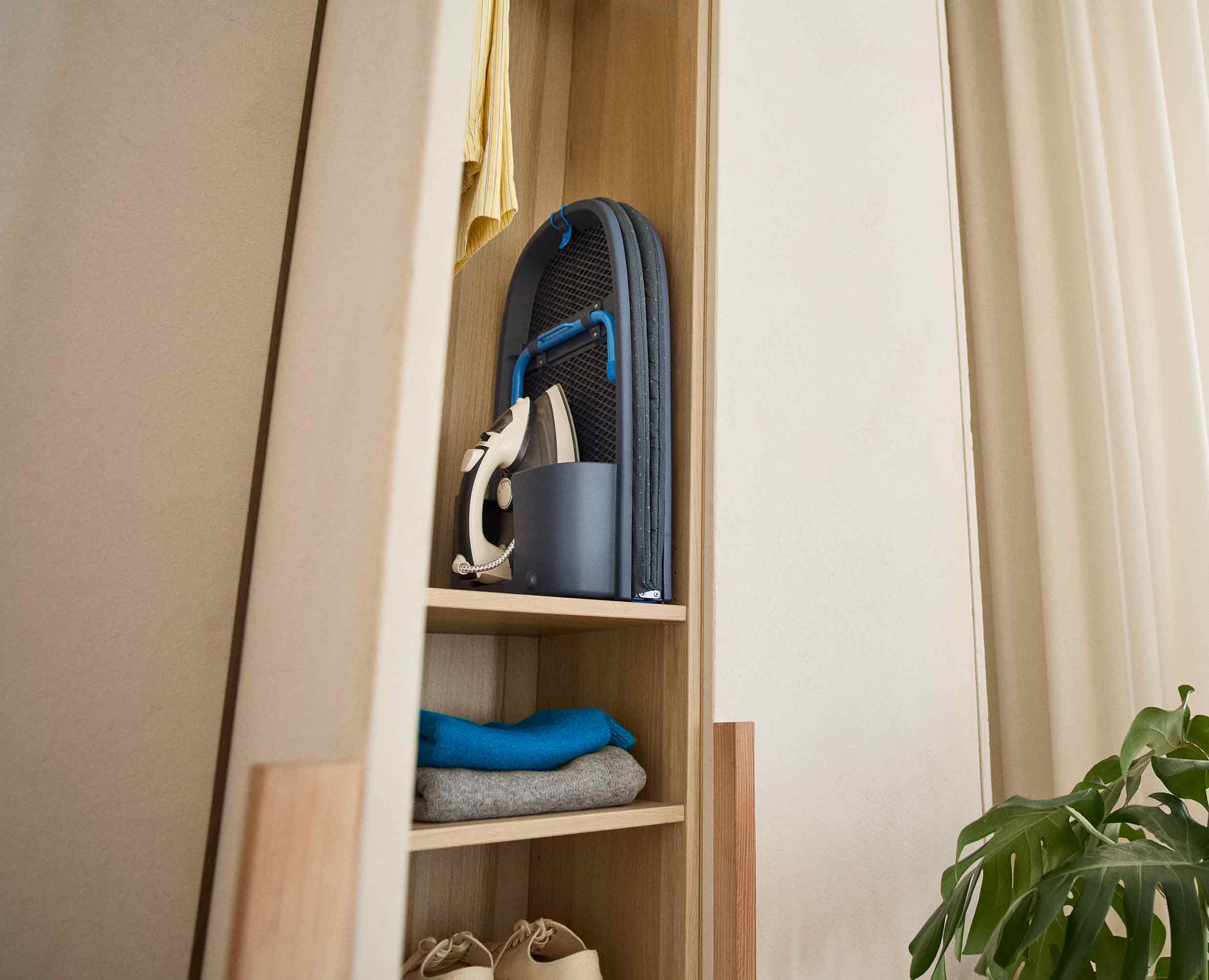 Pocket Max Plus 43" Folding Blue Ironing Board with Advanced Cover - Image 4