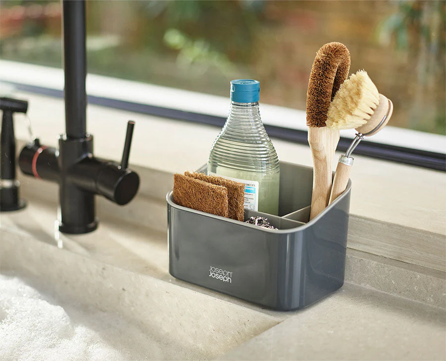 SinkStore™ Tiered Gray Sink Tidy - Image 2