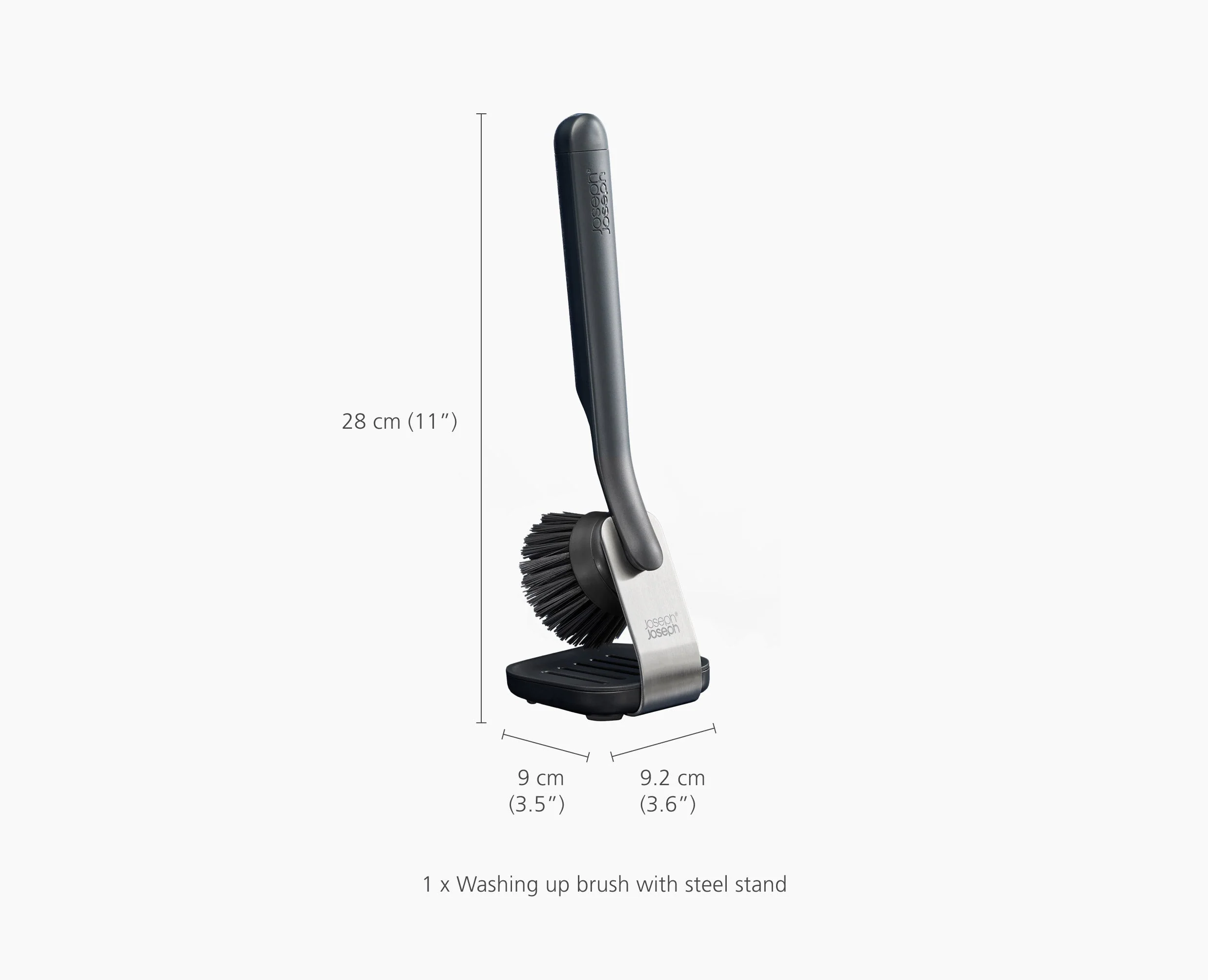 SinkTech™ Dish Brush with Steel Stand & Extra Heads - Image 8