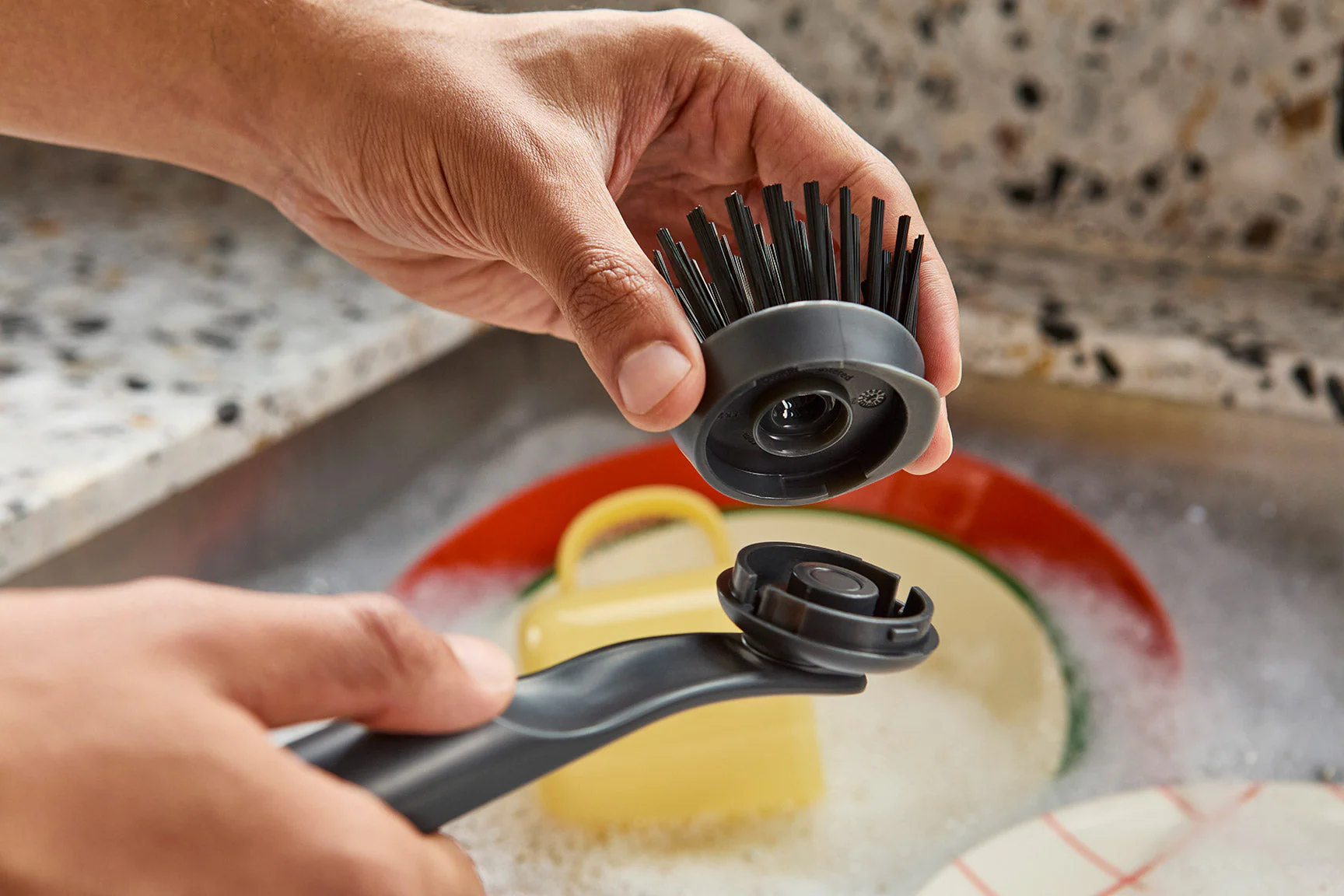 SinkTech™ Dish Brush with Replacement Head - Image 3