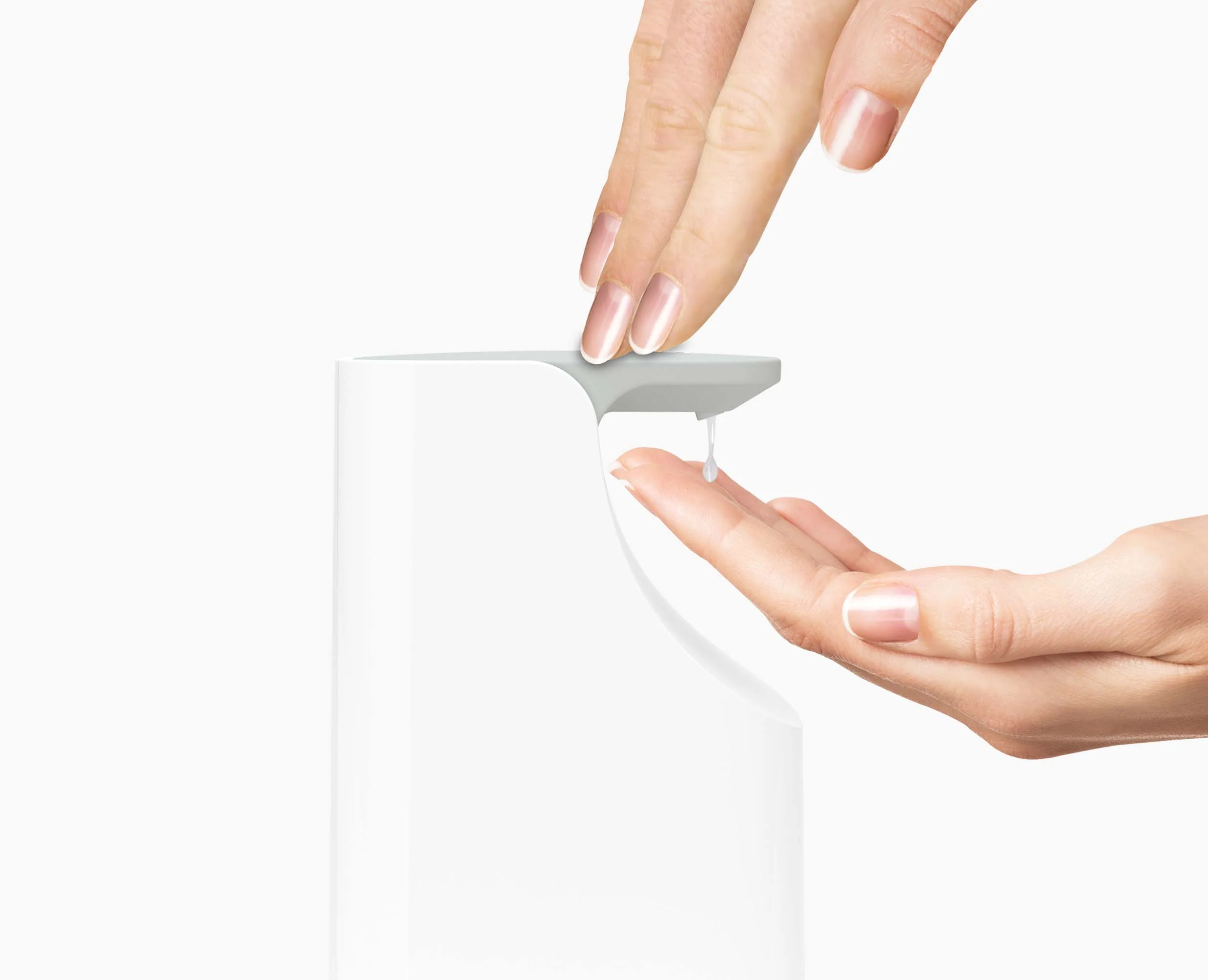 Slim™ Light Gray Soap Pump - Image 4