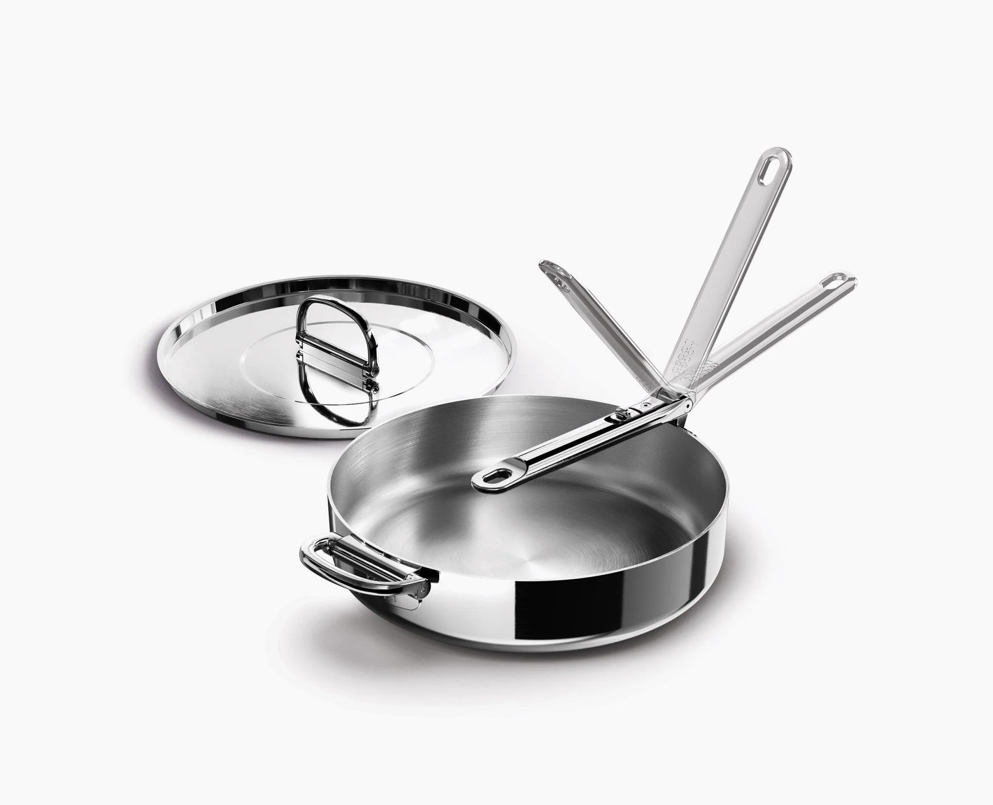 Space Steel Folding Handle 3.5Qt. Sauté Pan & Lid