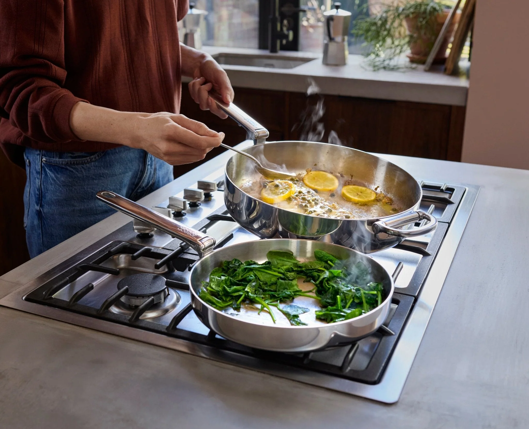 Space Steel Folding Handle 8" Frying Pan - Image 3