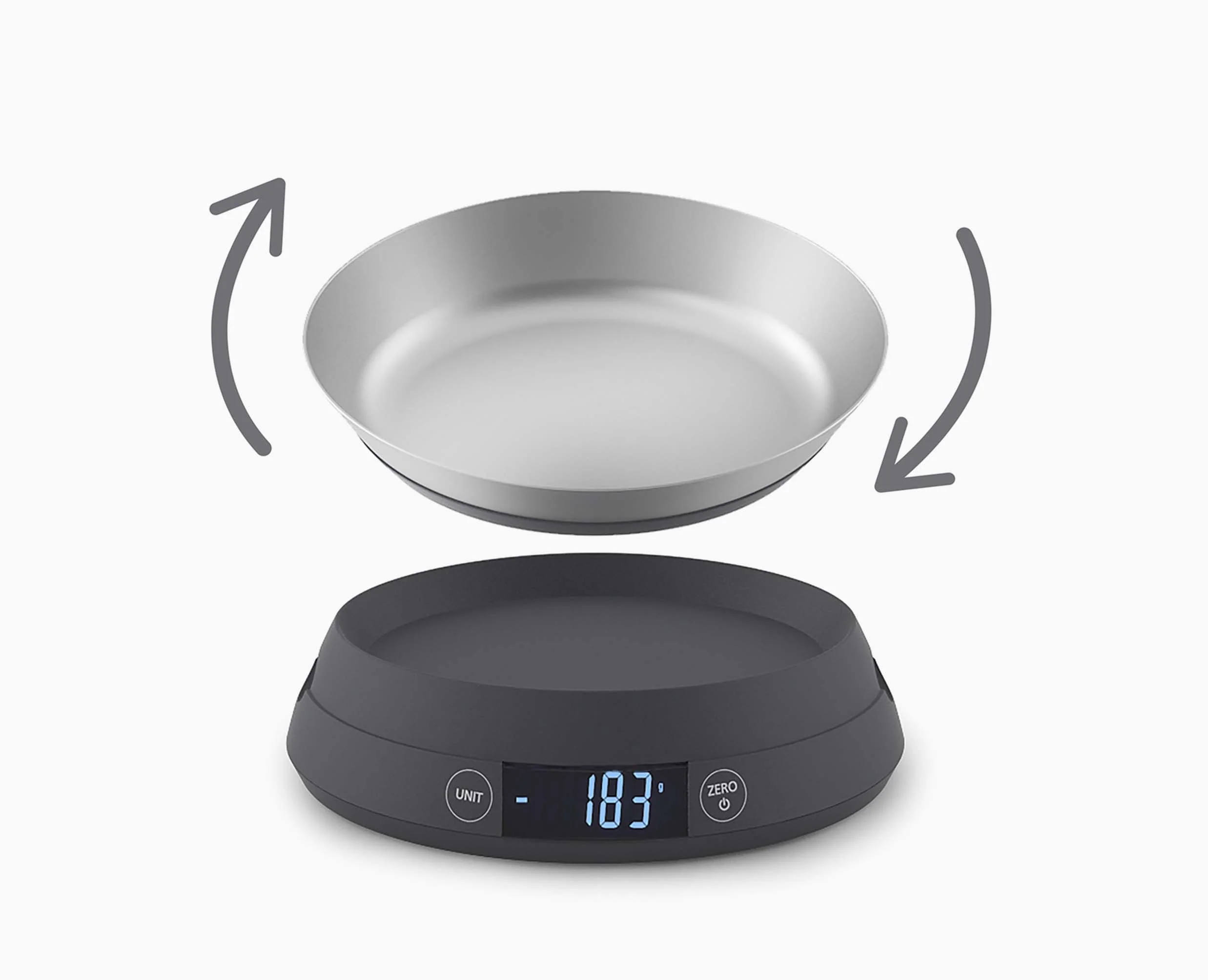 SwitchScale™ Gray Kitchen Scales - Image 5