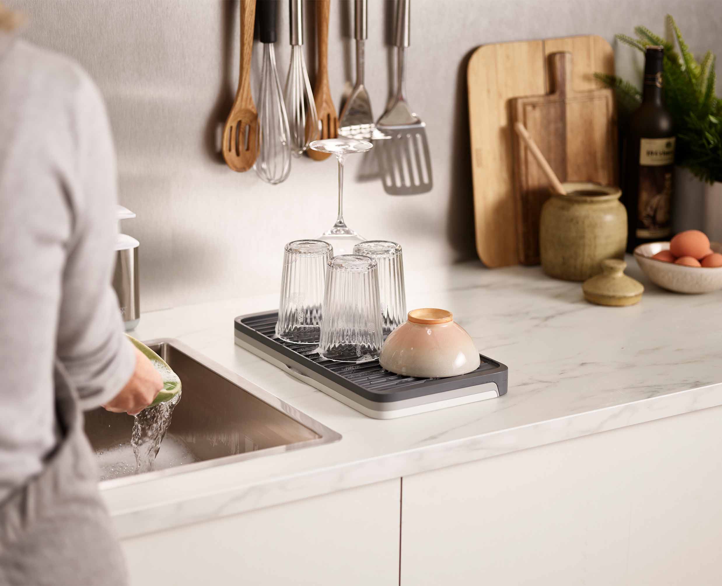 Tier™ Gray Expandable Draining Board - Image 5