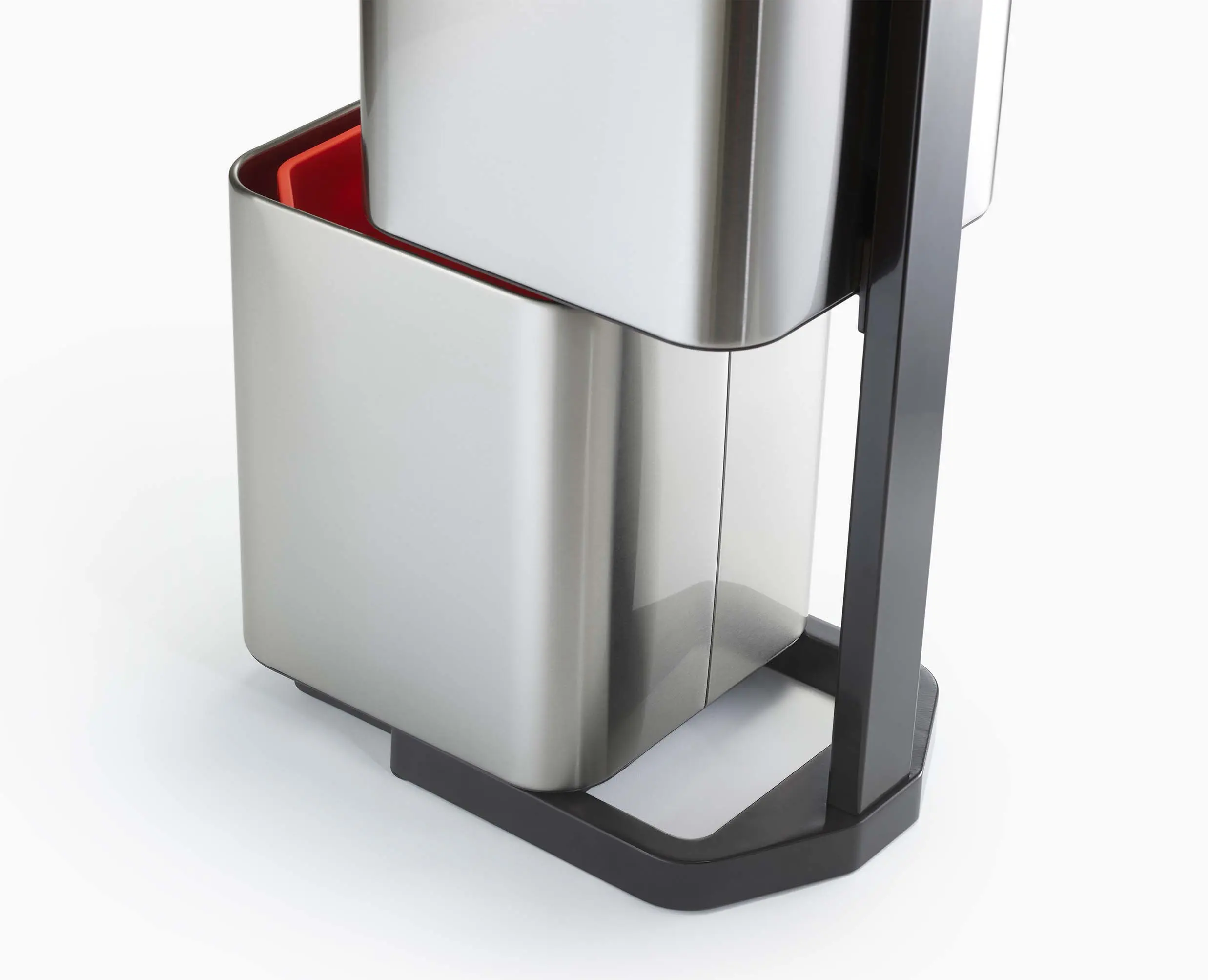 Totem Compact 40L Stainless-steel Waste & Recycling Trash Can - Image 7