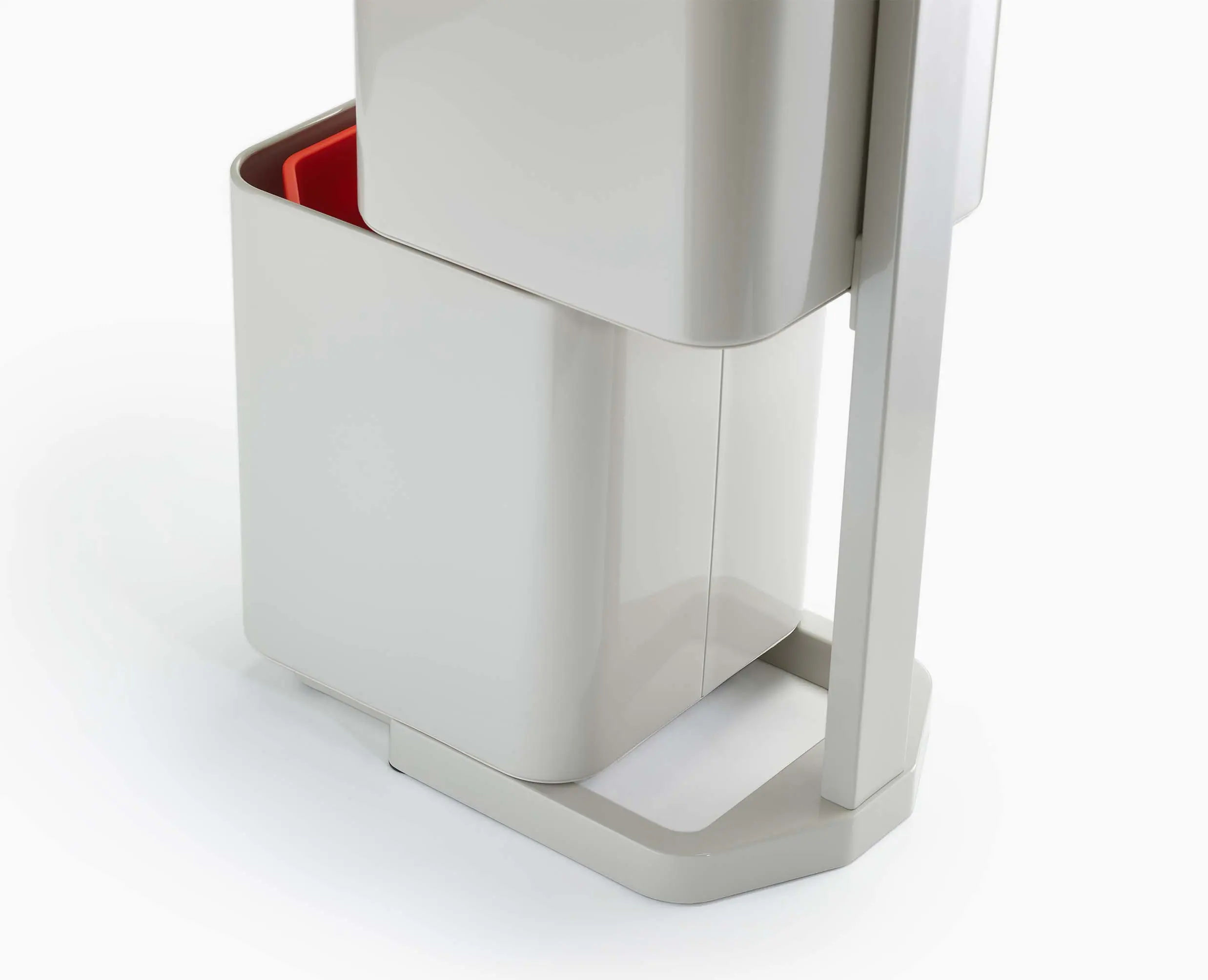 Totem Compact 40L Stone Waste & Recycling Trash Can - Image 7