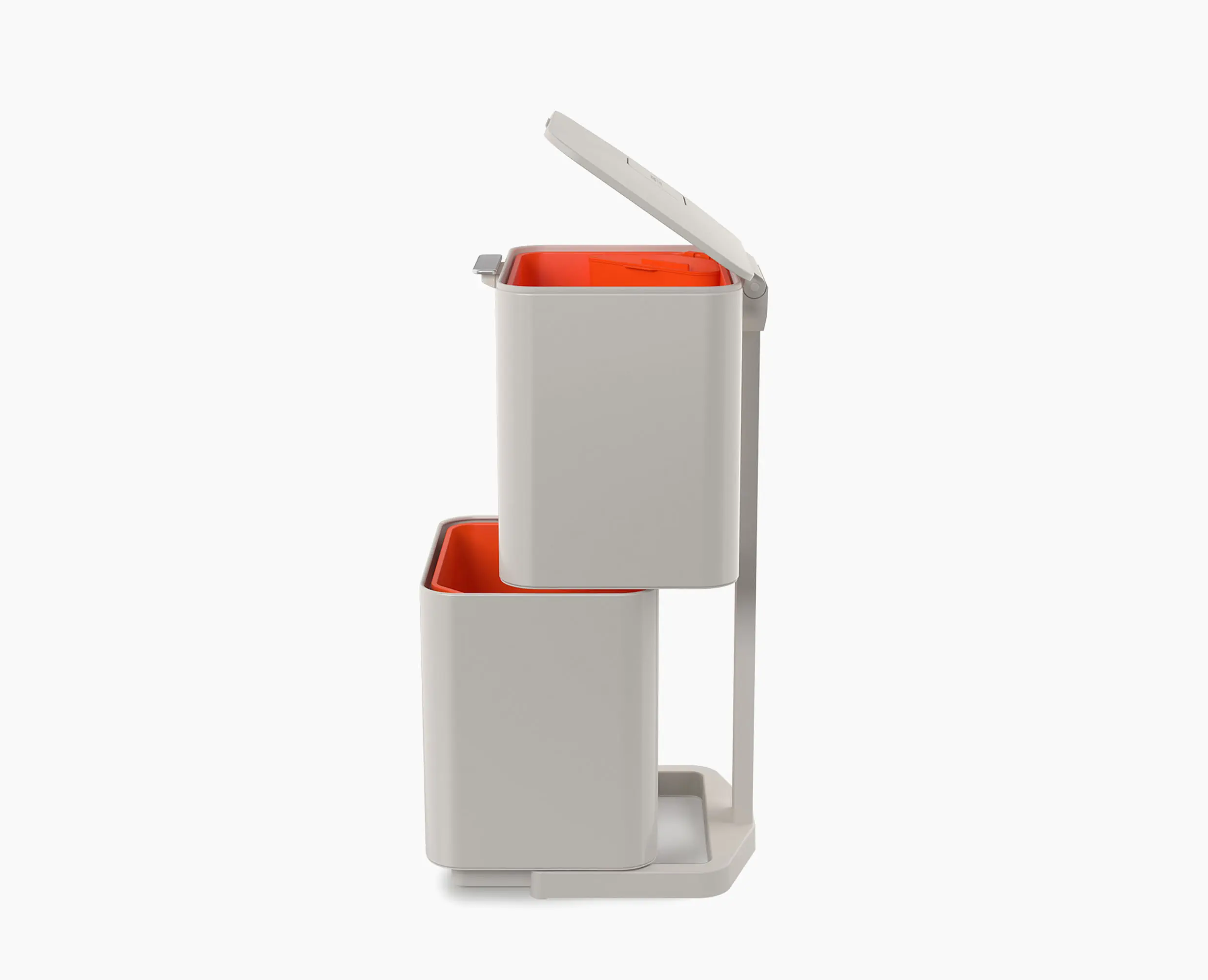 Totem Compact 40L Stone Waste & Recycling Trash Can - Image 8