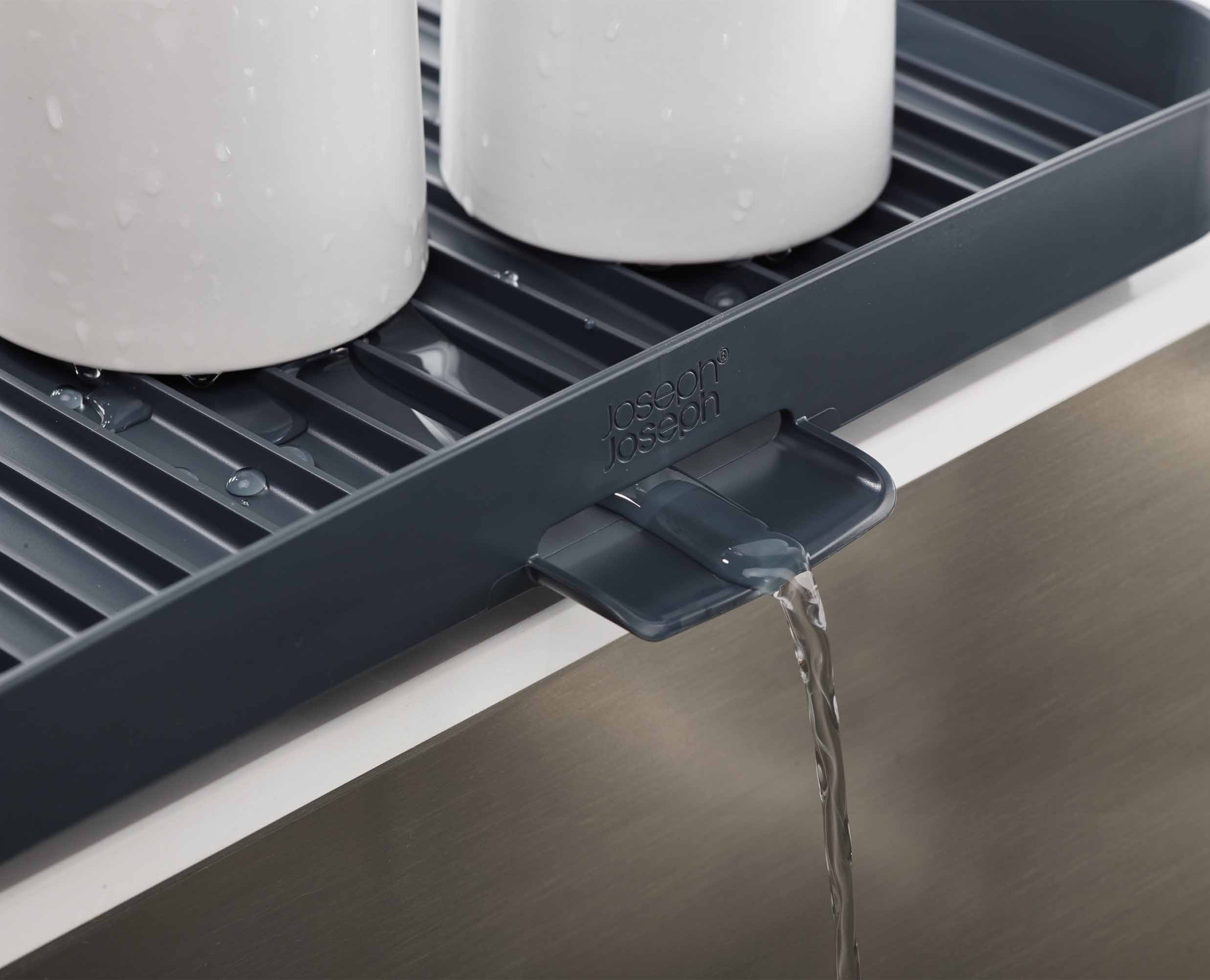 Y-Rack™ Gray 2-tier Dish Rack - Image 5